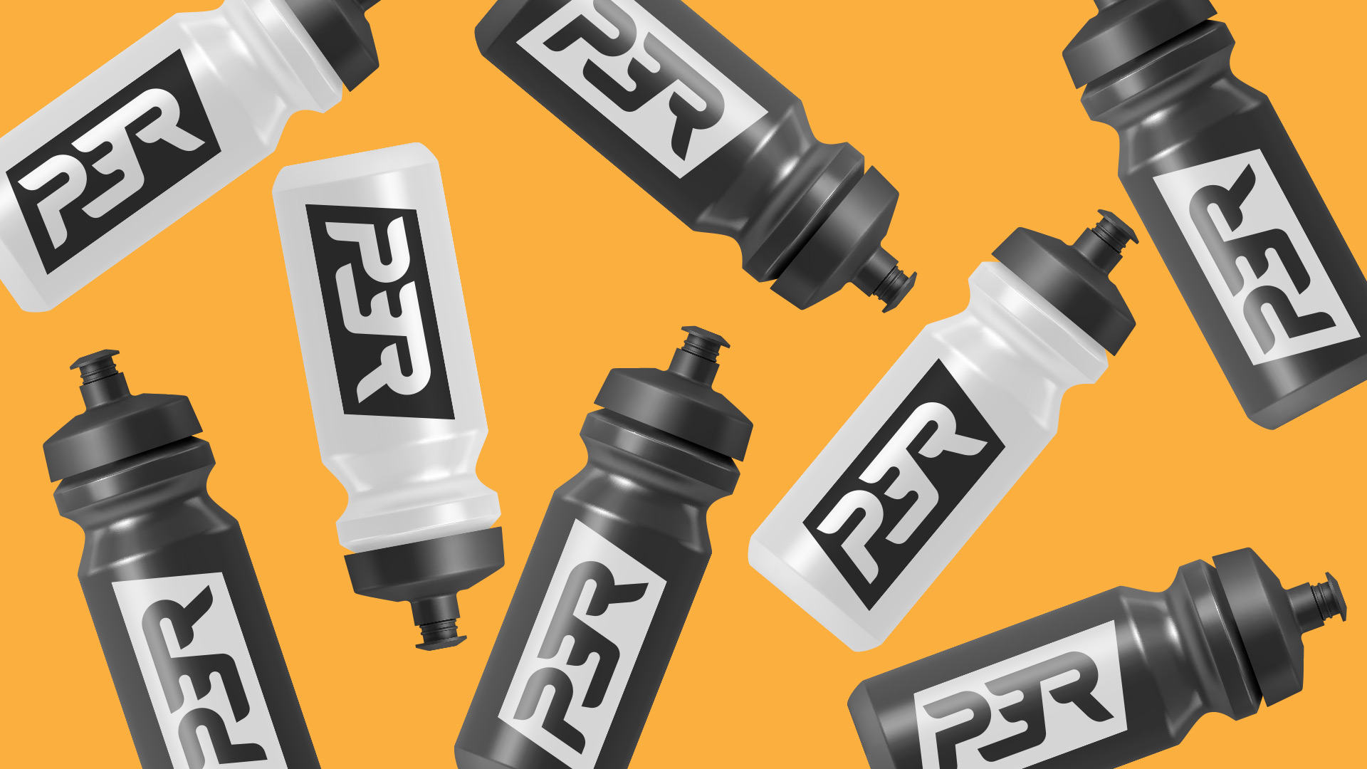 P3R logo on bottles