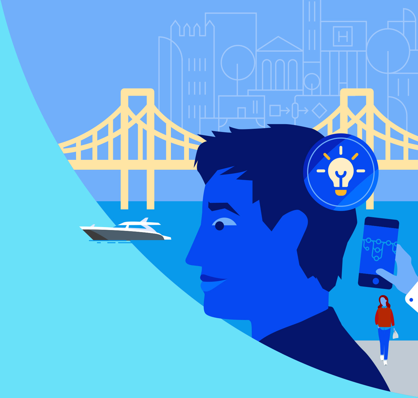 Petuum branding illustration