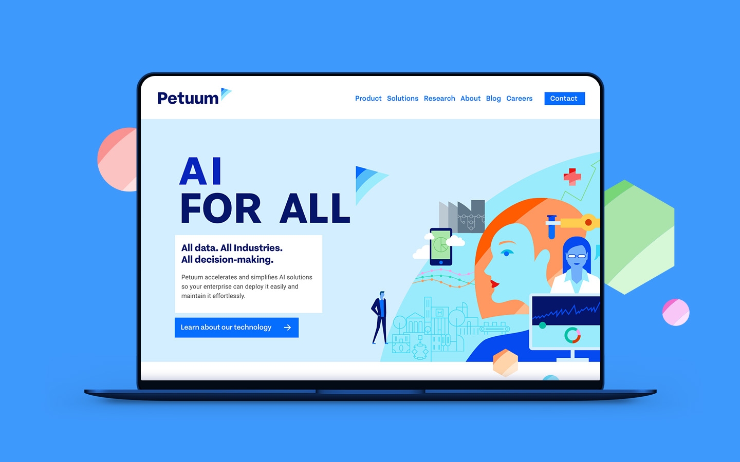 Petuum website home page