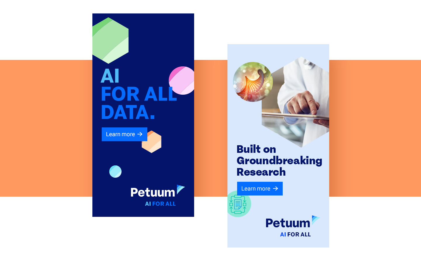 Petuum branding layouts