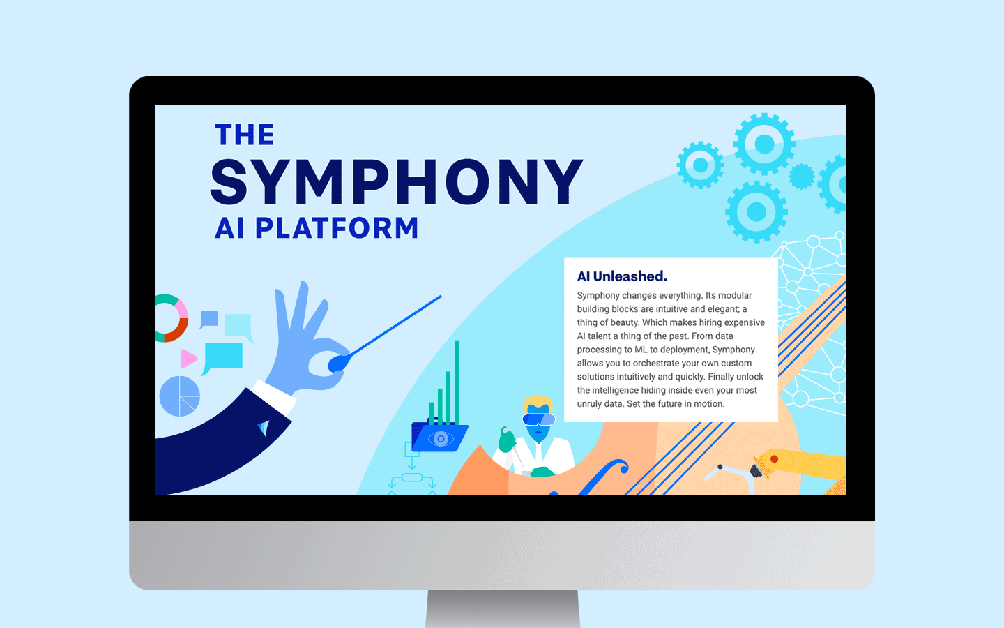 Petuum website animated illustrations