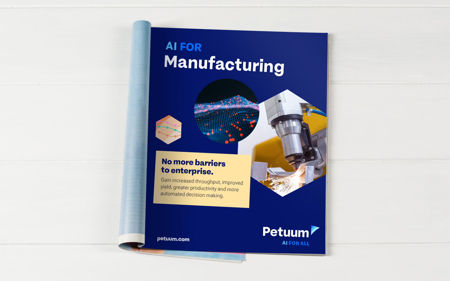 Petuum print advertisement