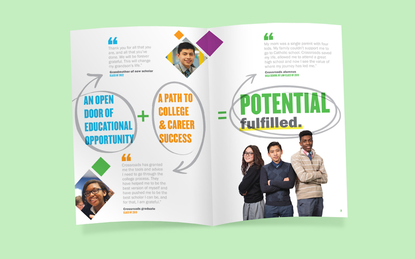 Crossroads Foundation brochure cover