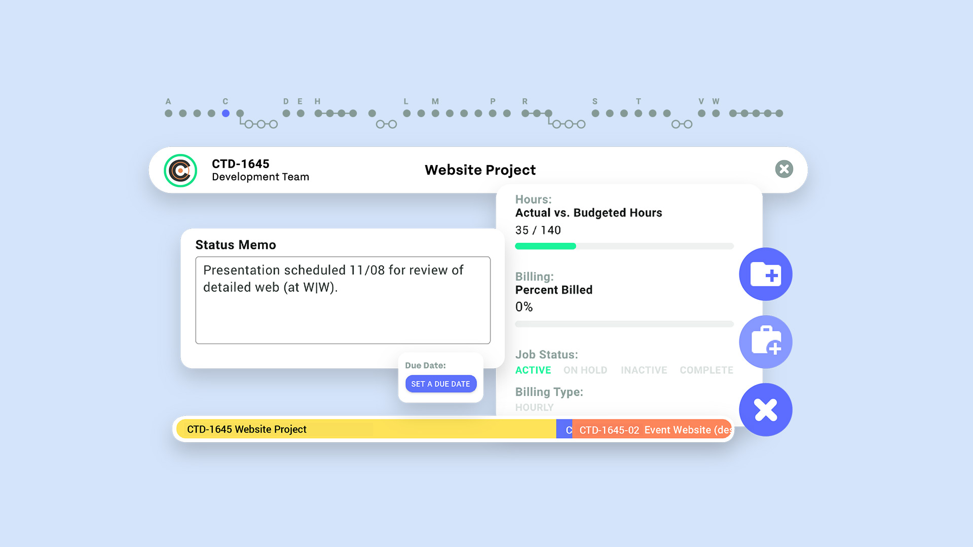 WorkWork Job Management System screens