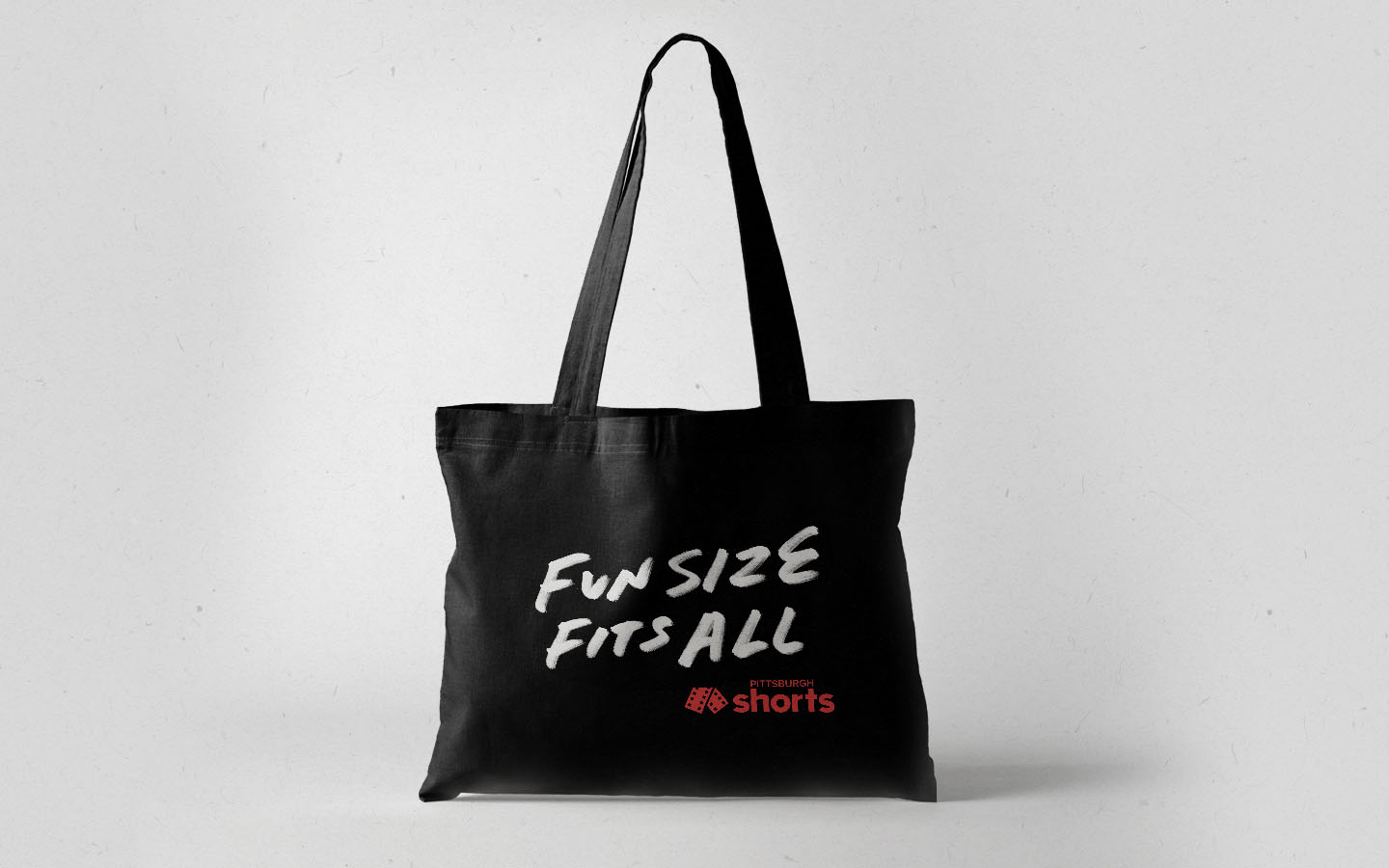 Pittsburgh Shorts Film Festival branded tote bags