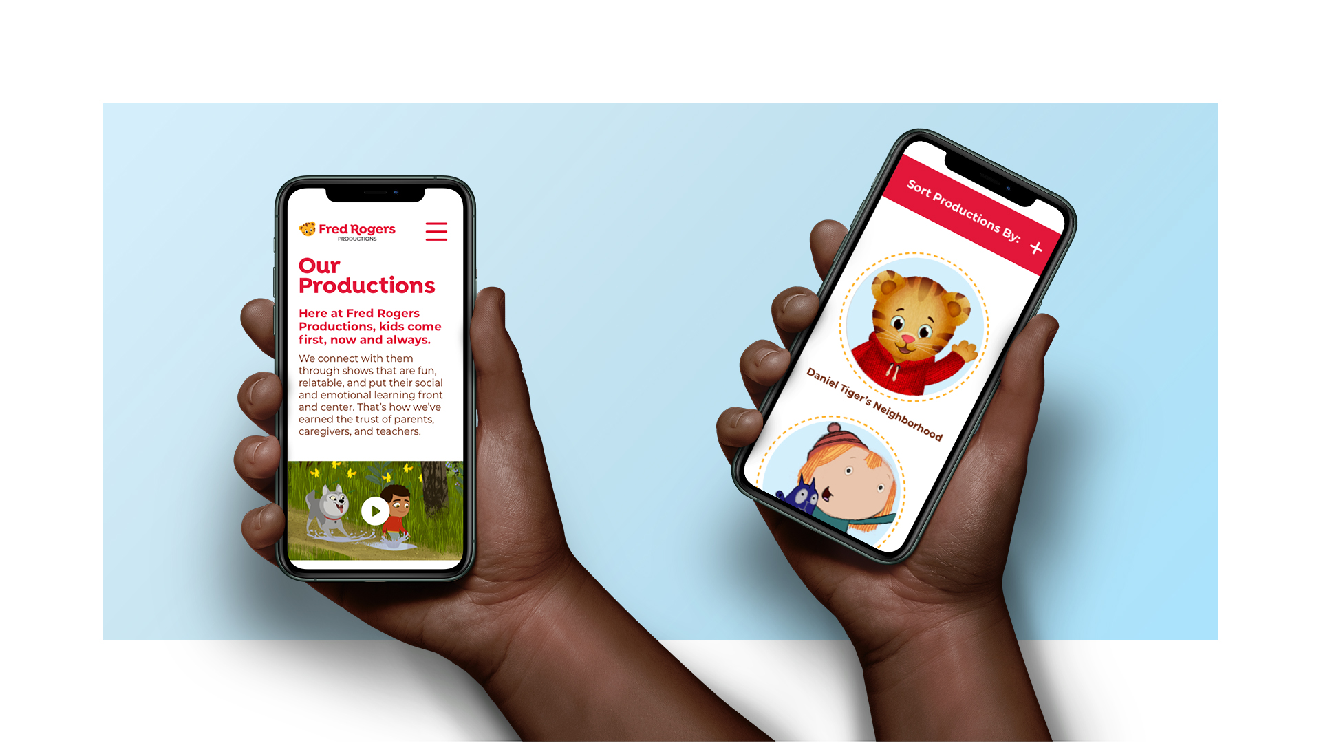 fredrogers.org Productions on Mobile