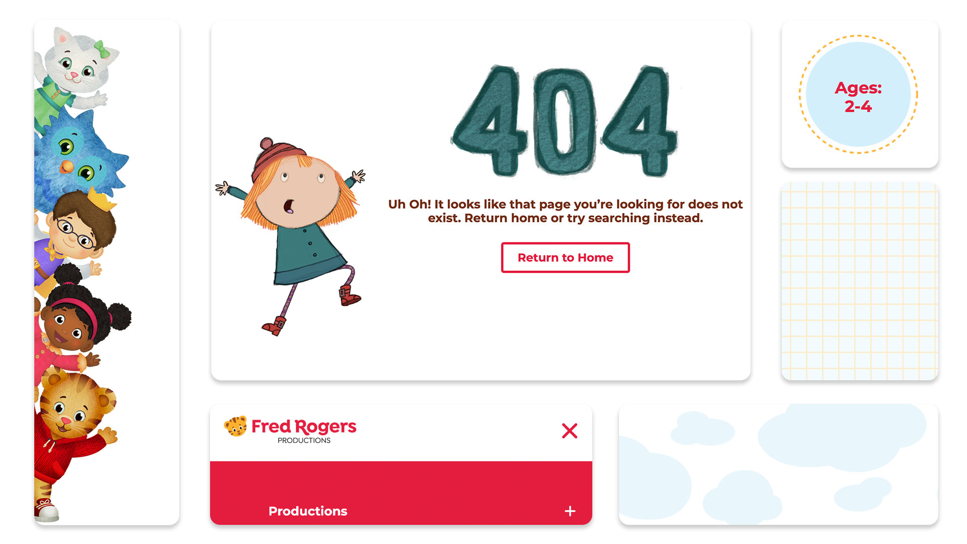 Fred Rogers Productions website graphic assets