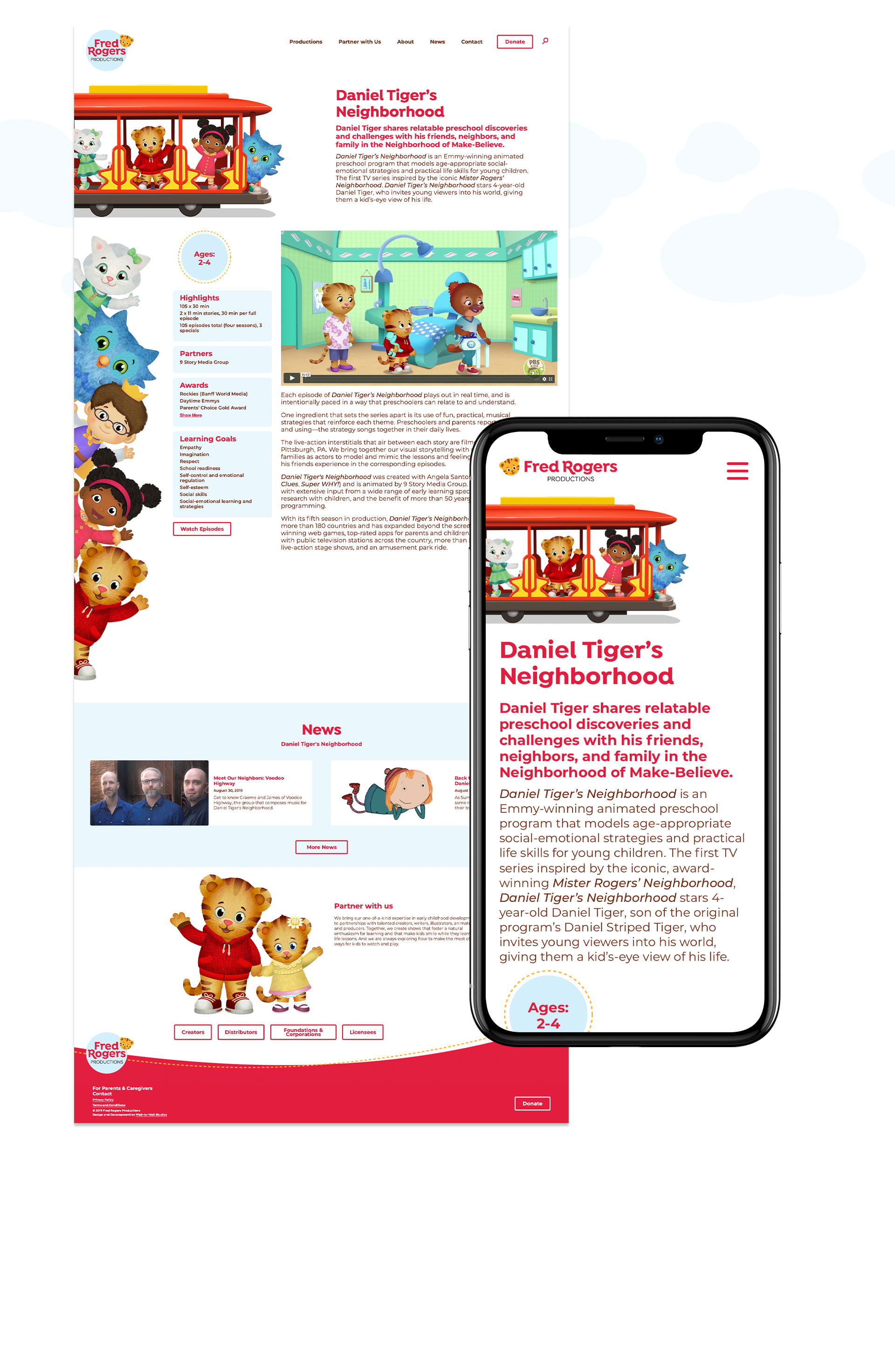 Daniel Tiger's Neighborhood Production Page