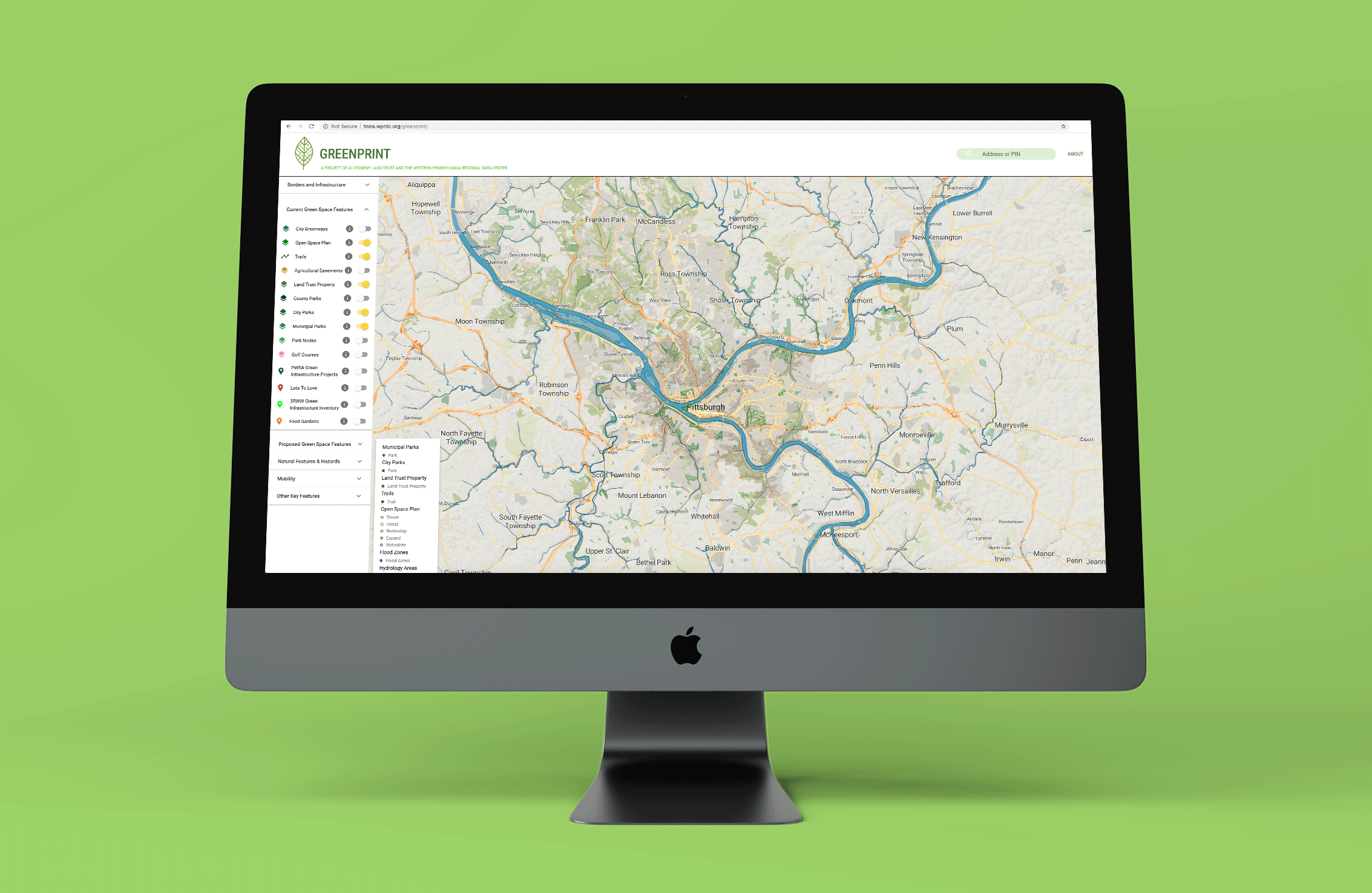Greenprint web application