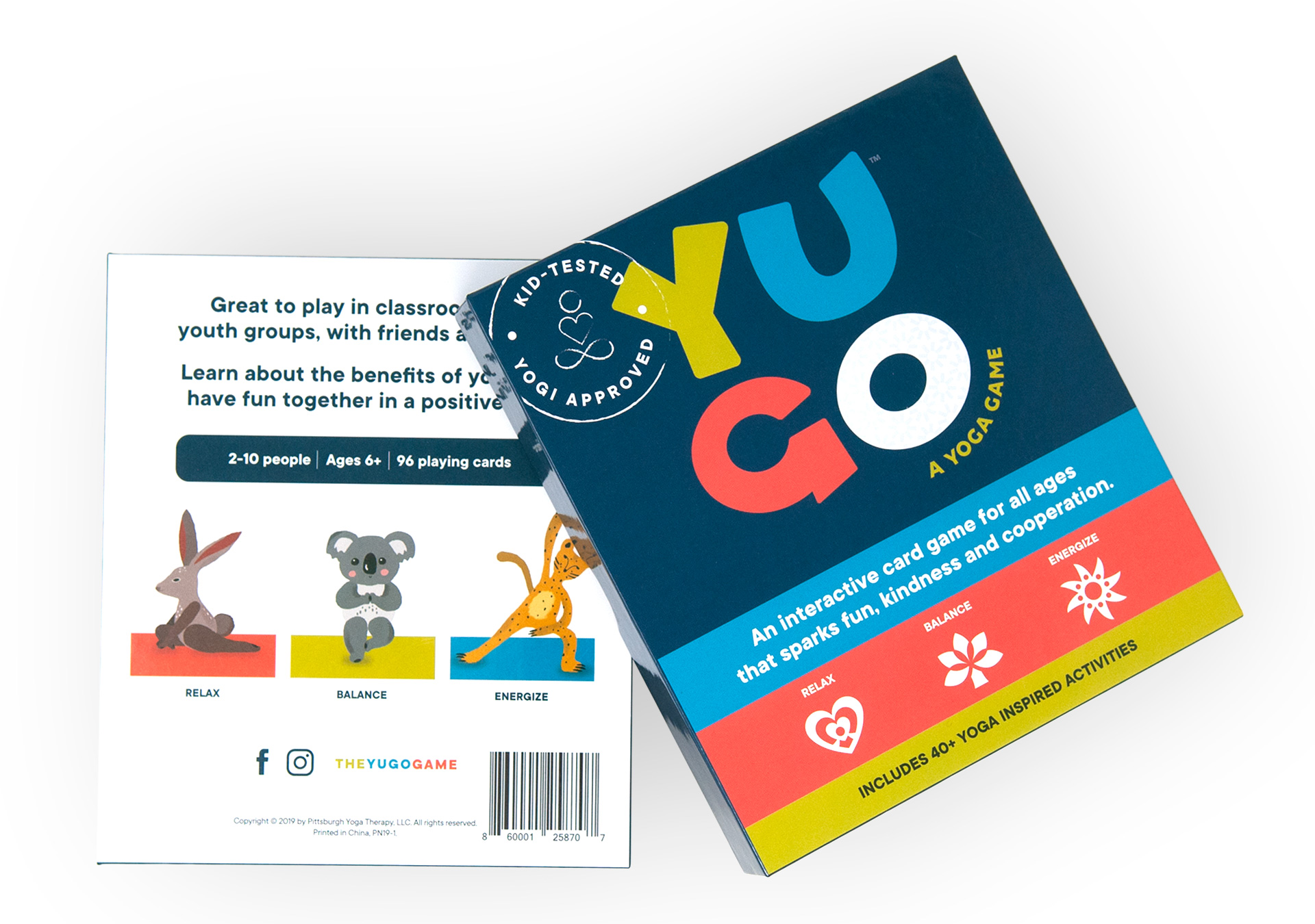 Yugo Yoga Game Box Design