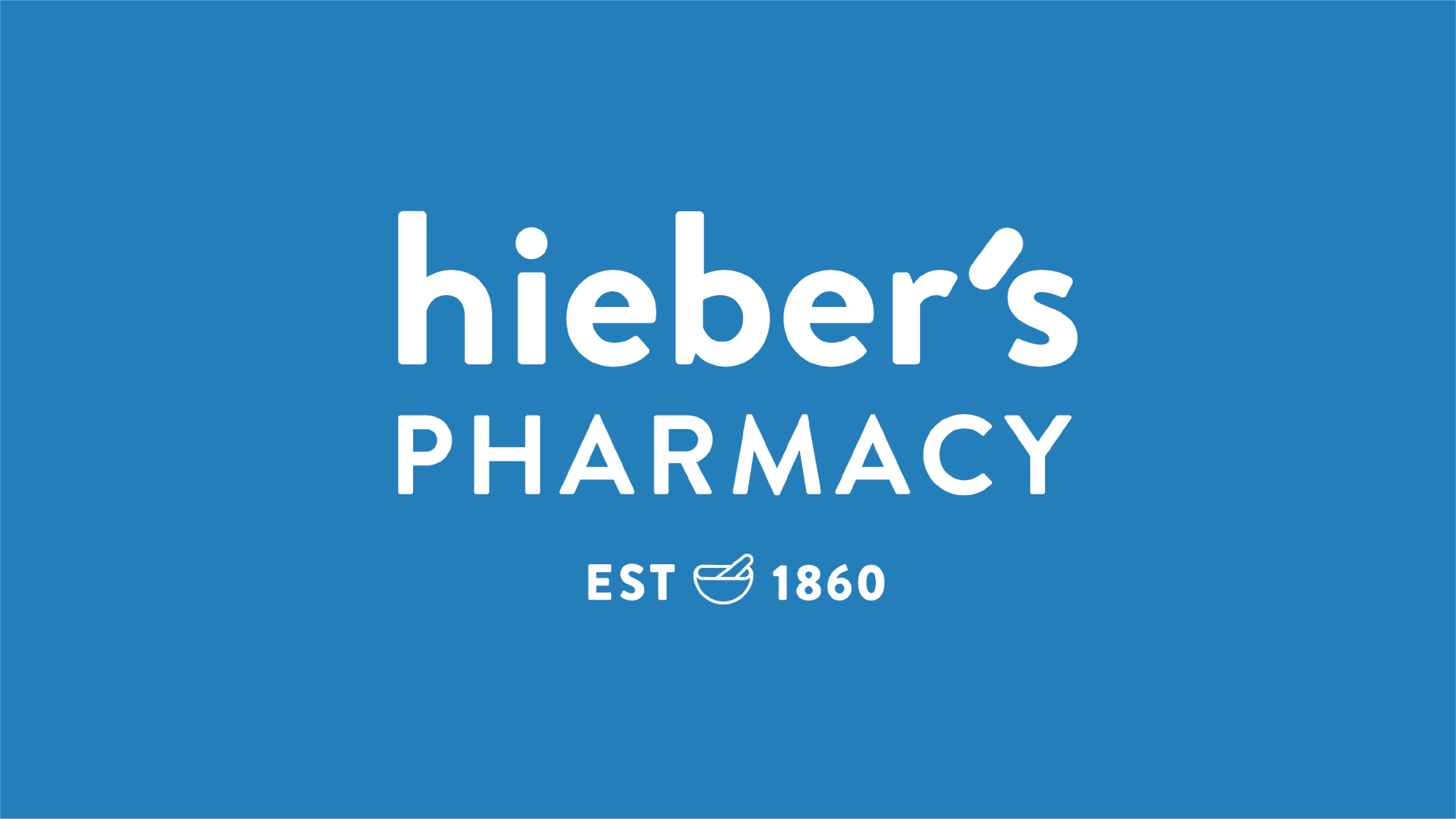 Hieber's Pharmacy logo established 1860