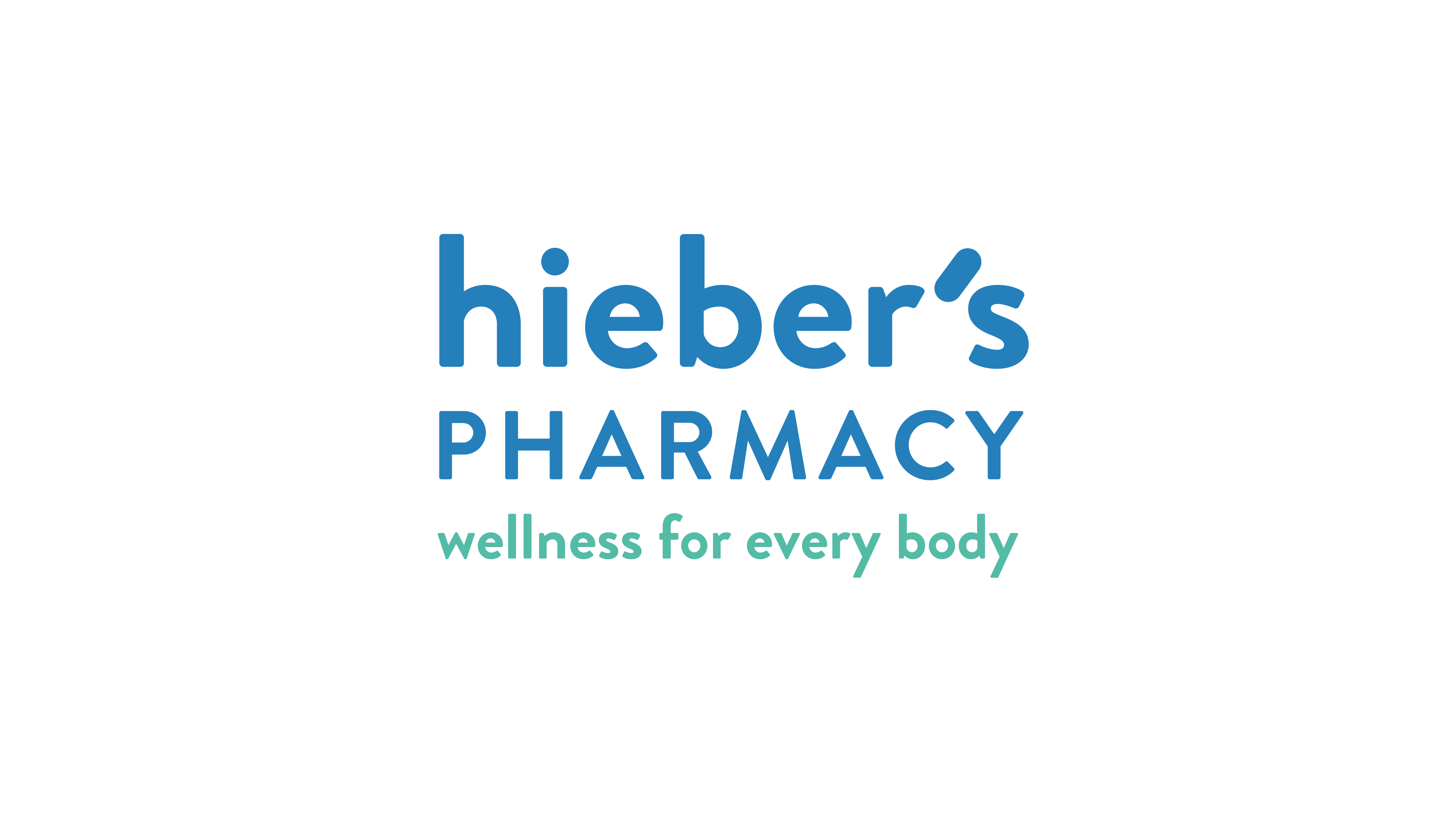 Hieber's Pharmacy word mark and tagline