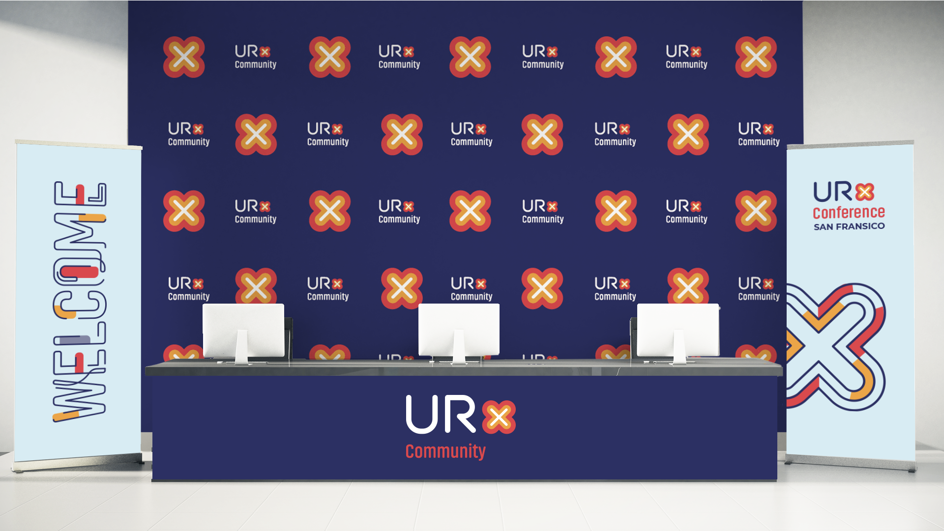 URx Community conference backdrop