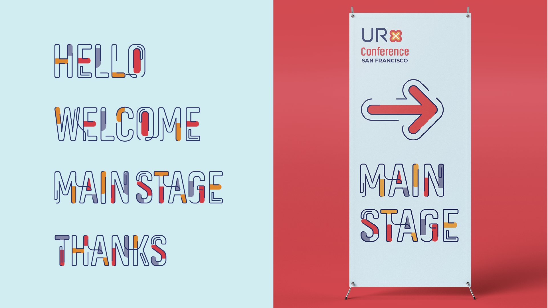 URx Conference signage