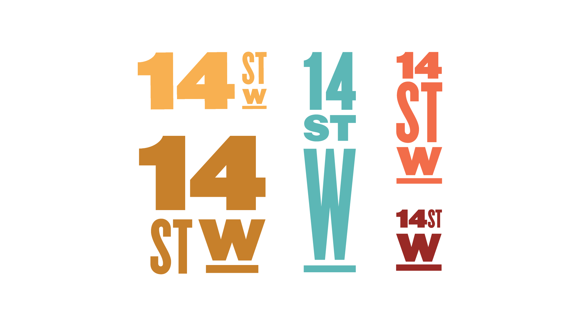 West 14th visual identity