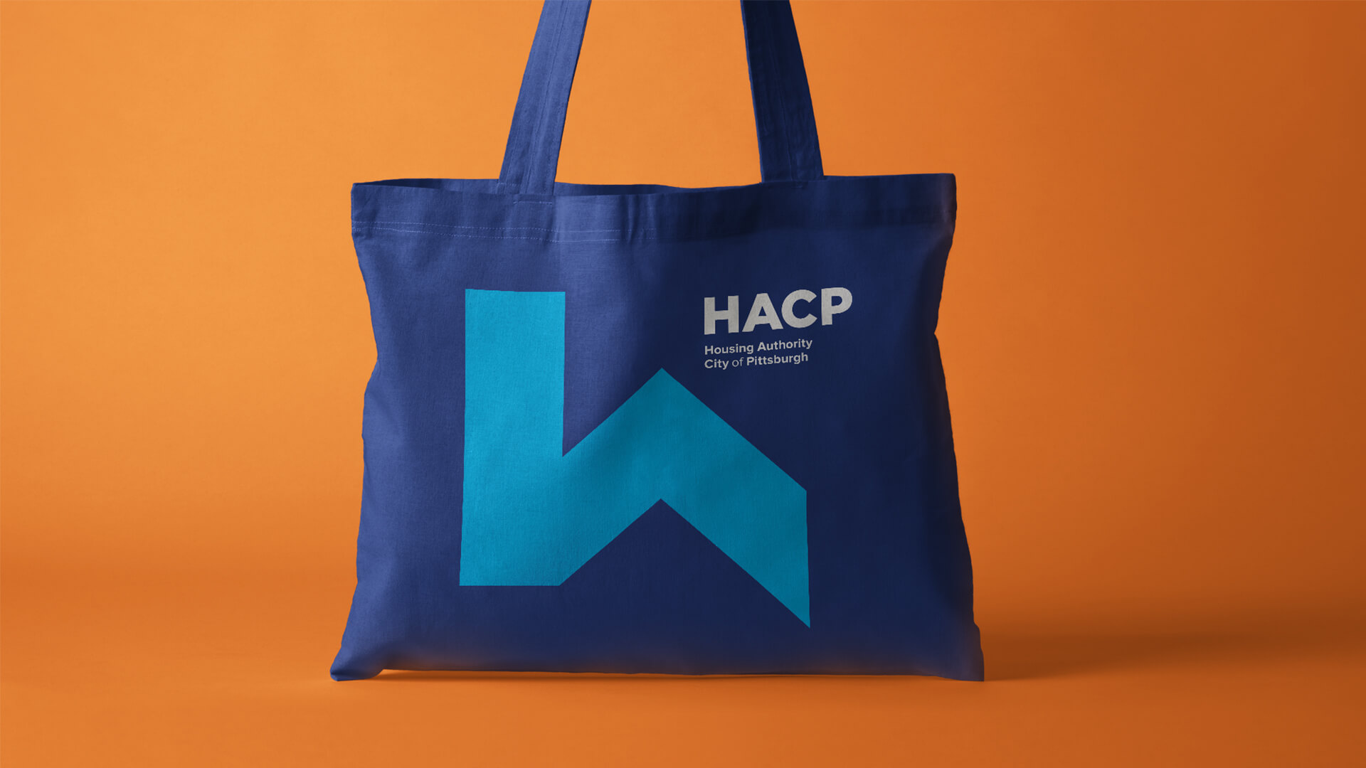 Housing Authority of the City of Pittsburgh (HACP) branded tote bag