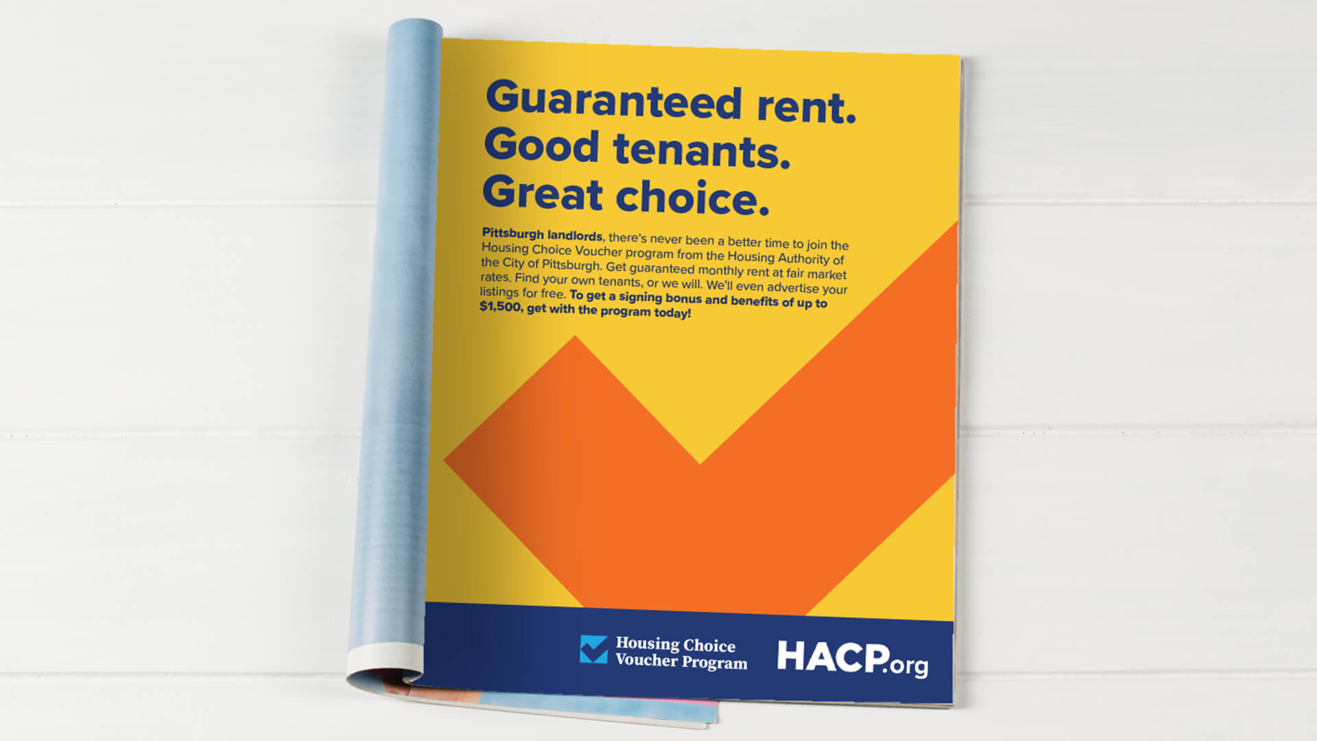 Housing Authority of the City of Pittsburgh (HACP) HCV print ad