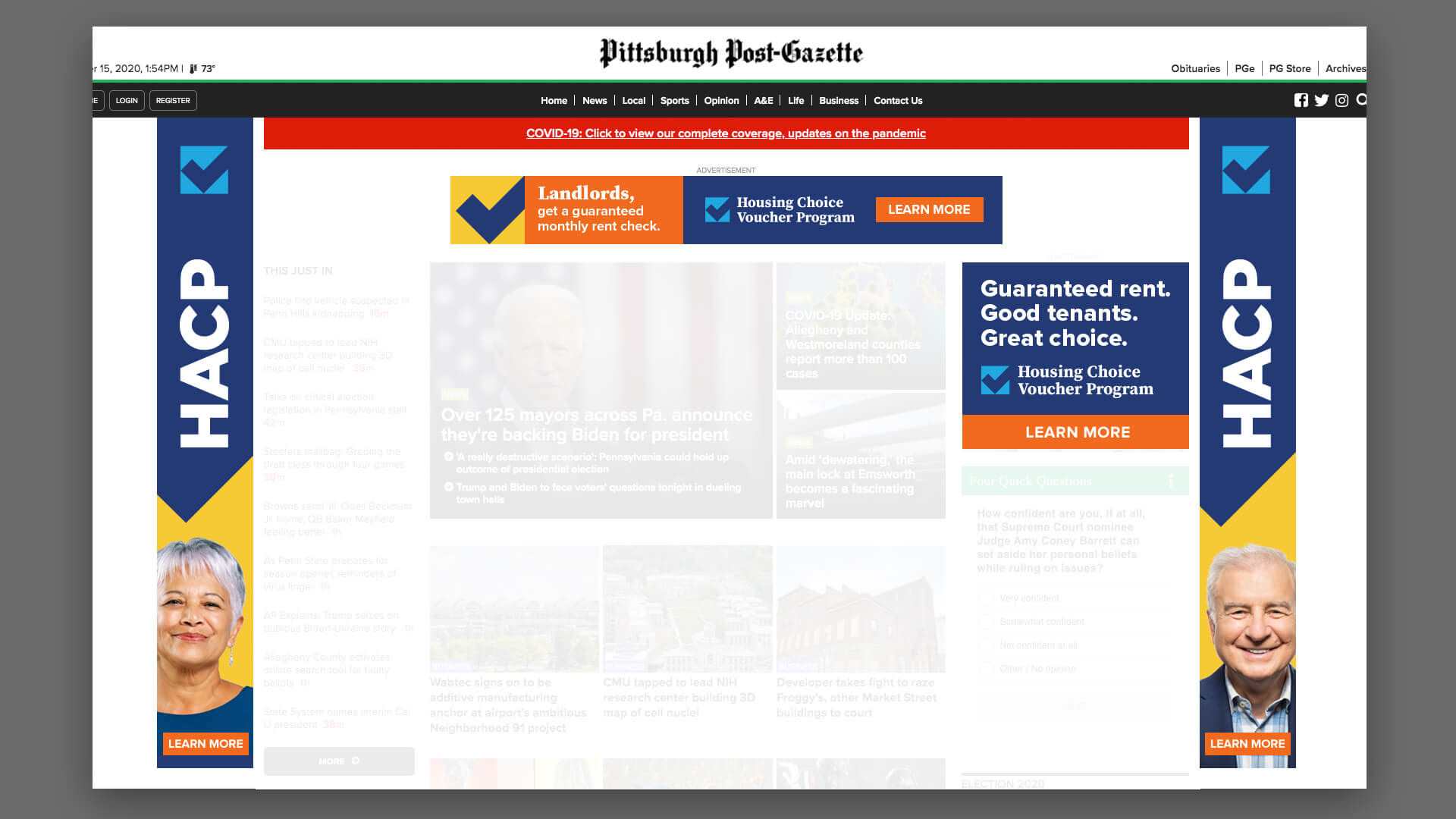Housing Authority of the City of Pittsburgh (HACP) HCV digital ads