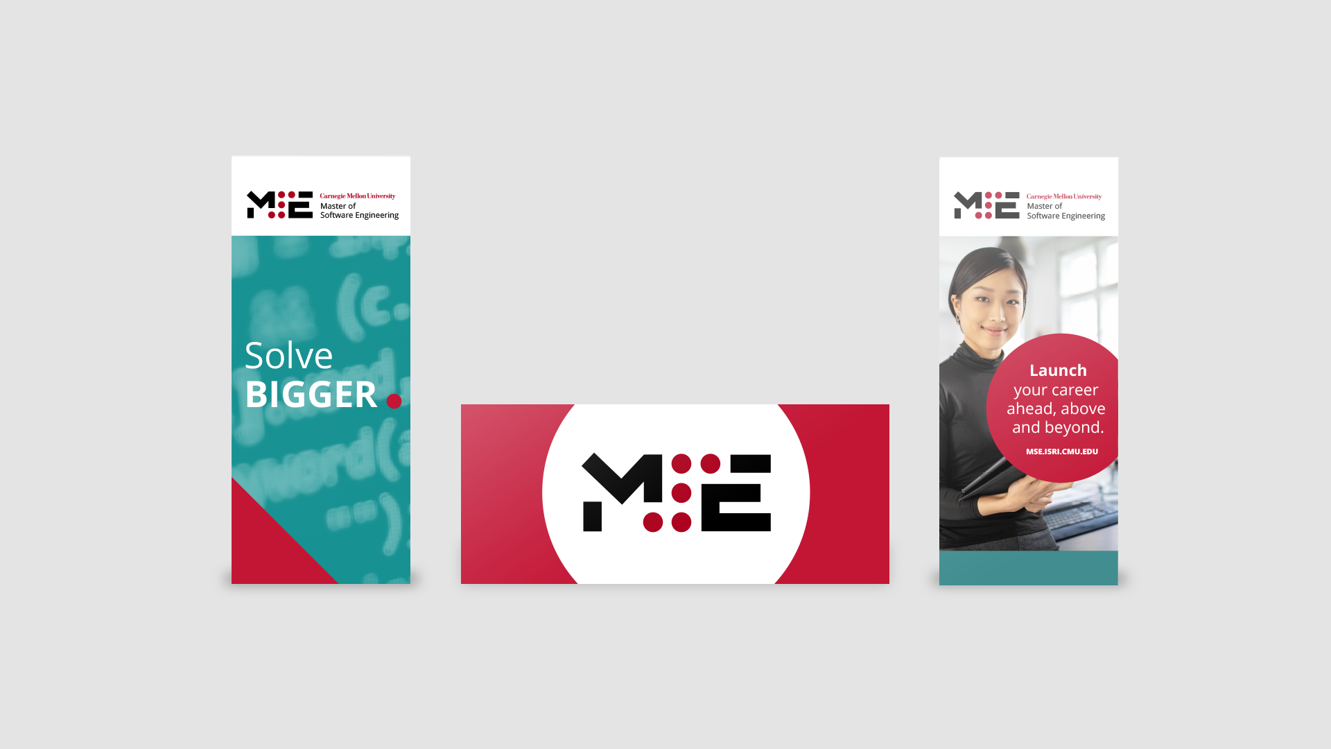 Carnegie Mellon Master of Software Engineering trade show booth