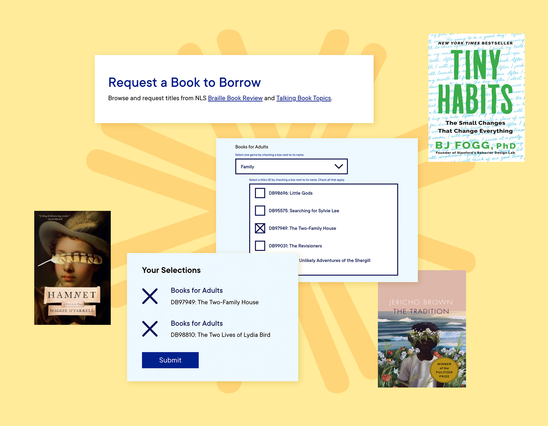 Library of Accessible Media for Pennsylvanians (LAMP) website books feature