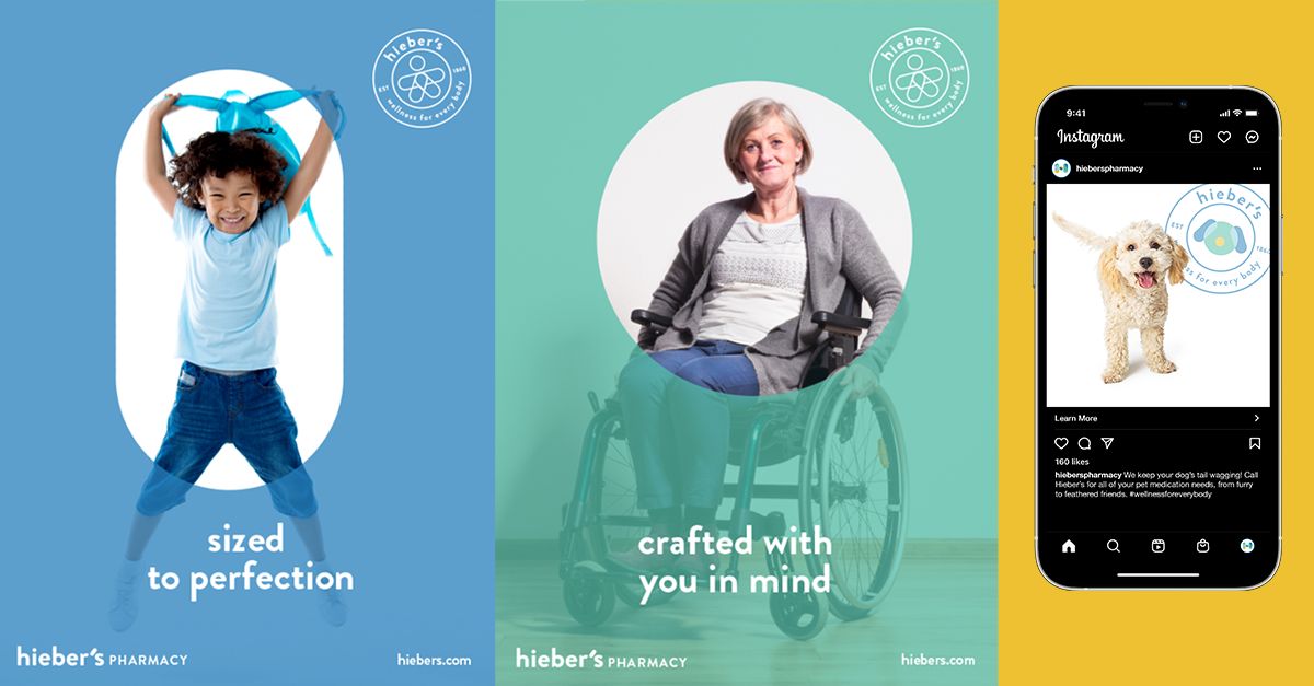 Hieber's Pharmacy branded digital marketing
