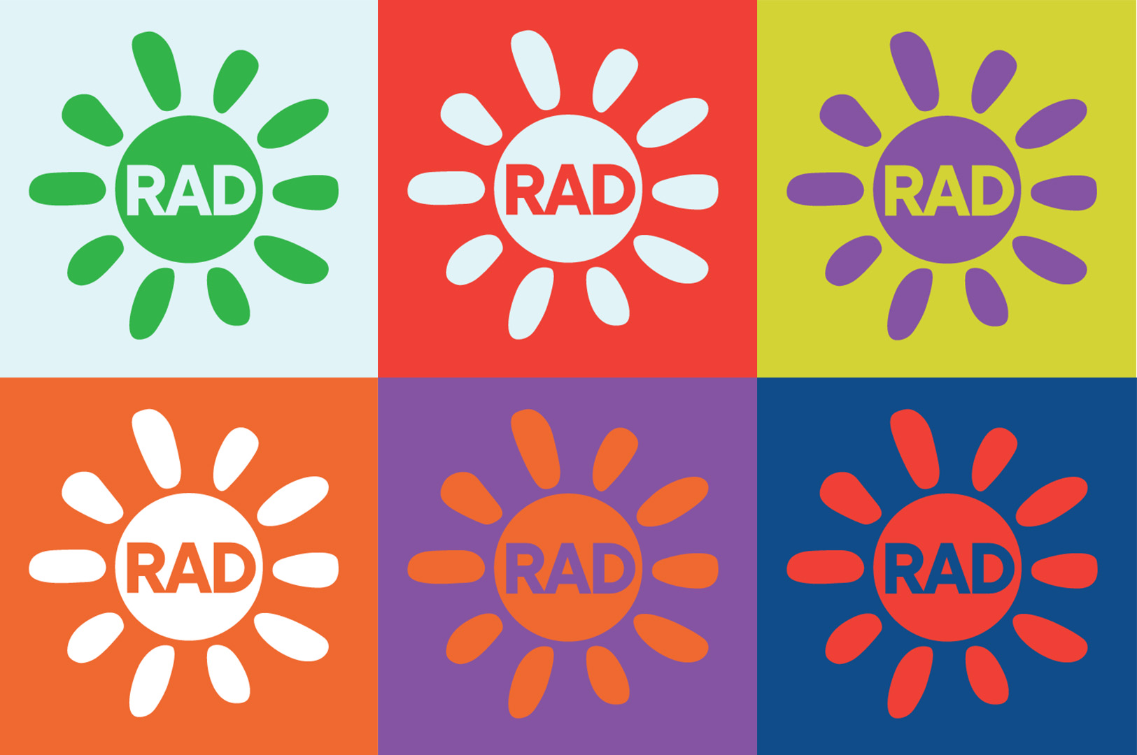 Allegheny Regional Asset District (RAD)  color system with logo