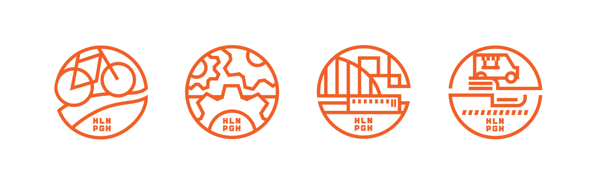 The Highline custom, animated icons