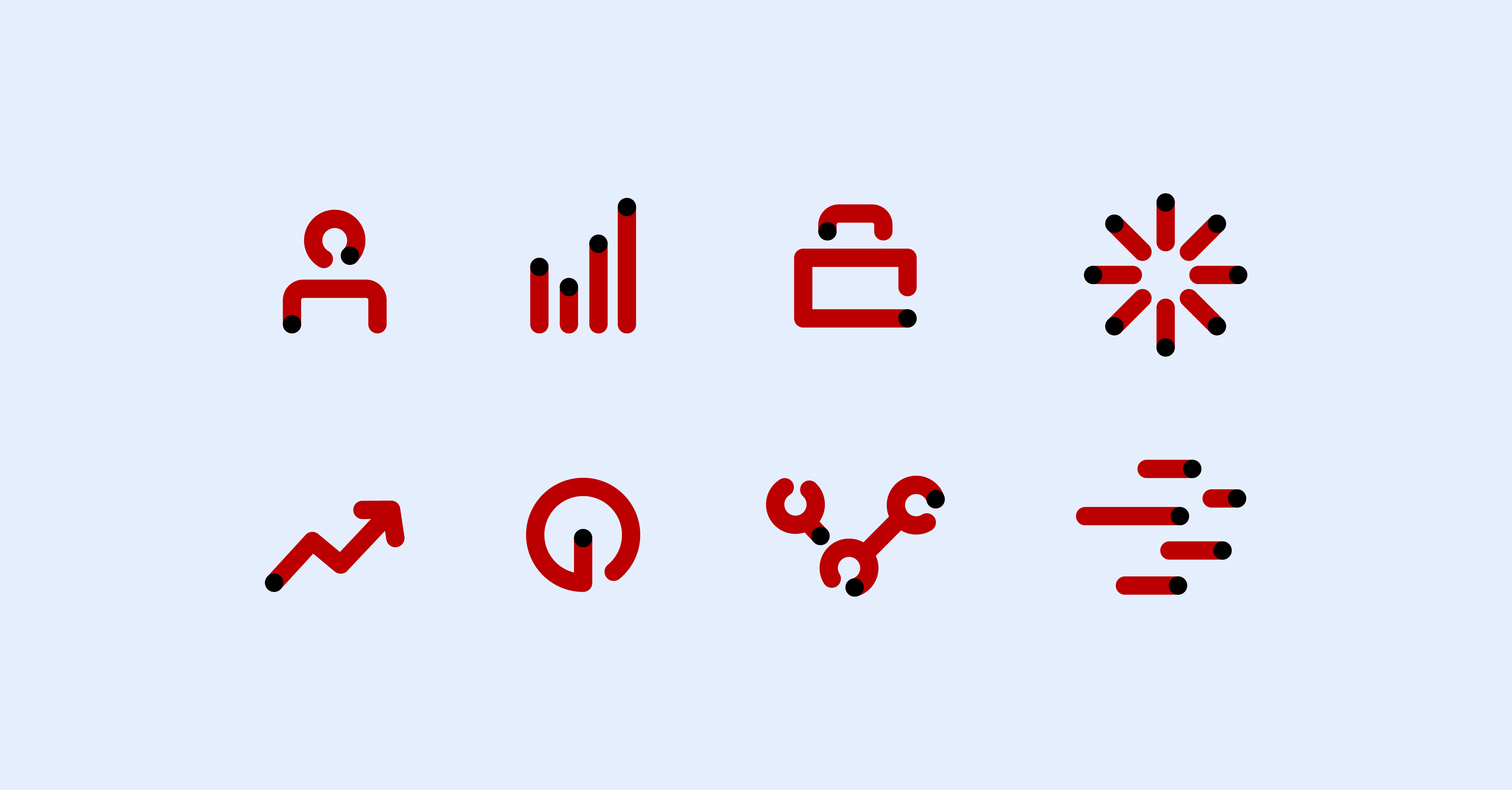Custom illustrated icons were designed for CMU ETIM