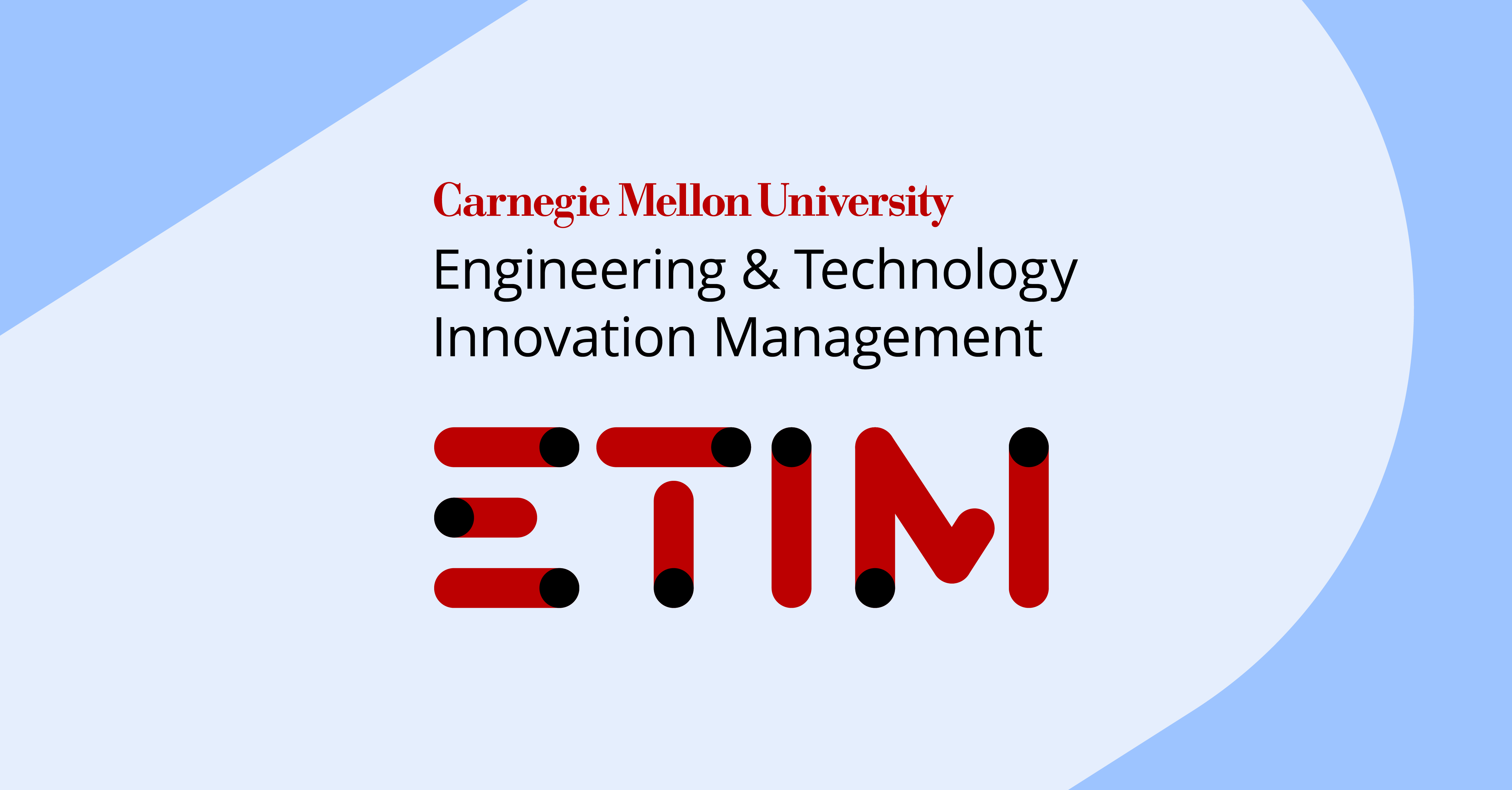 Carnegie Mellon University Engineering & Technology Innovation Management (ETIM) MS logo