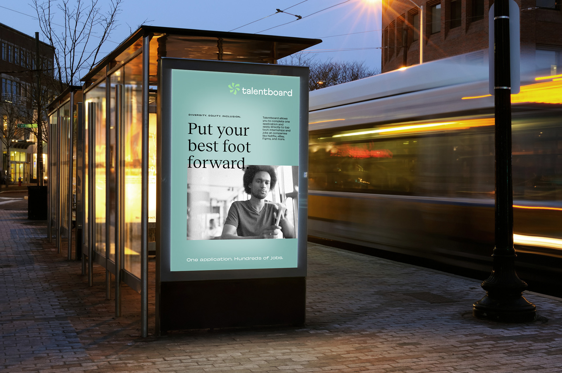 Outdoor advertising for Talentboard