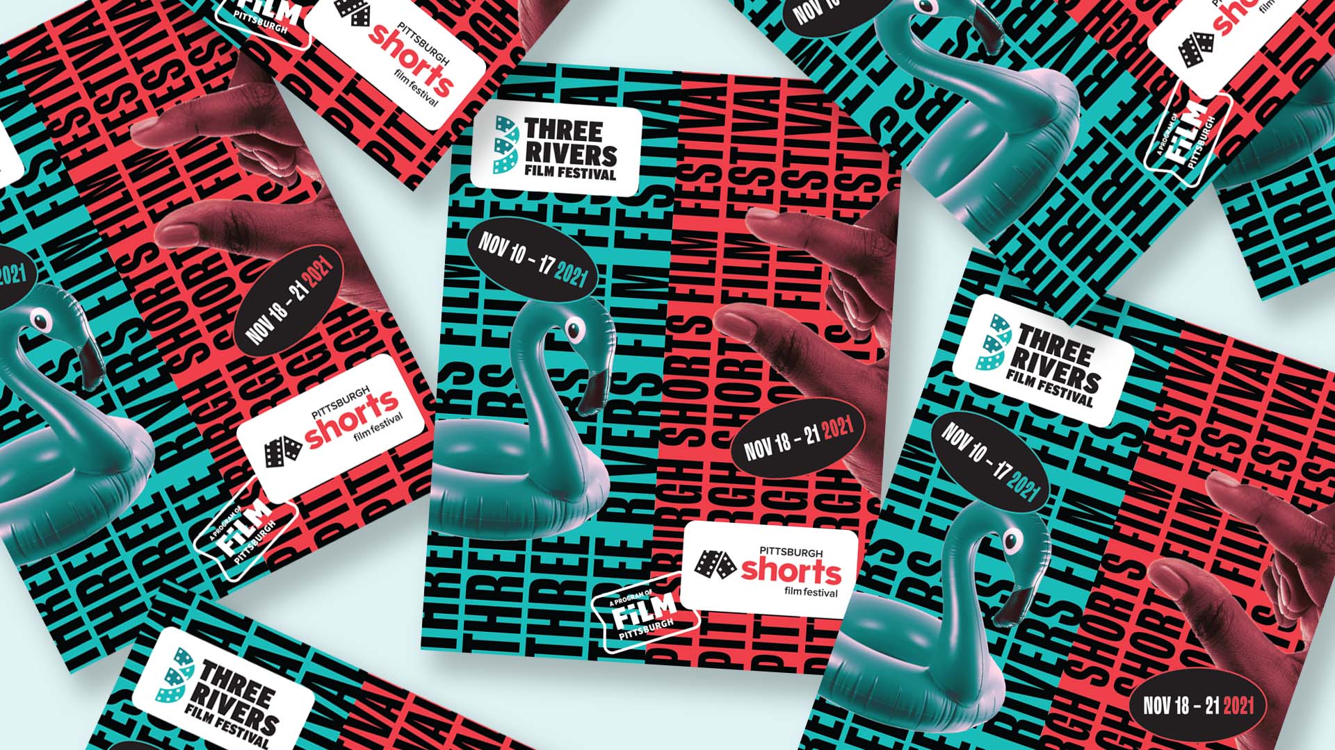 Three Rivers Film Festival and Pittsburgh Shorts festival hero graphic