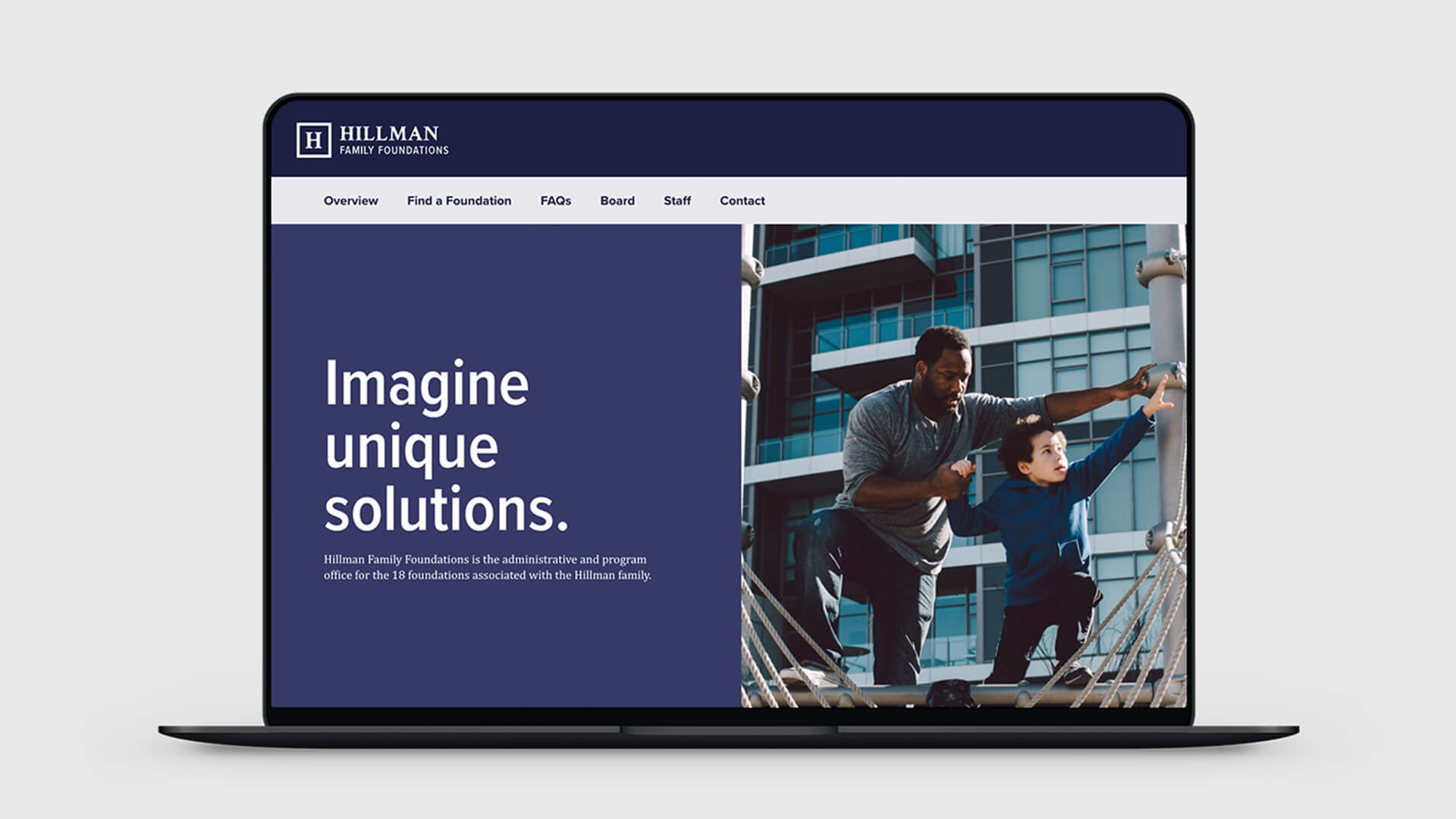 Hillman Family Foundations website home page
