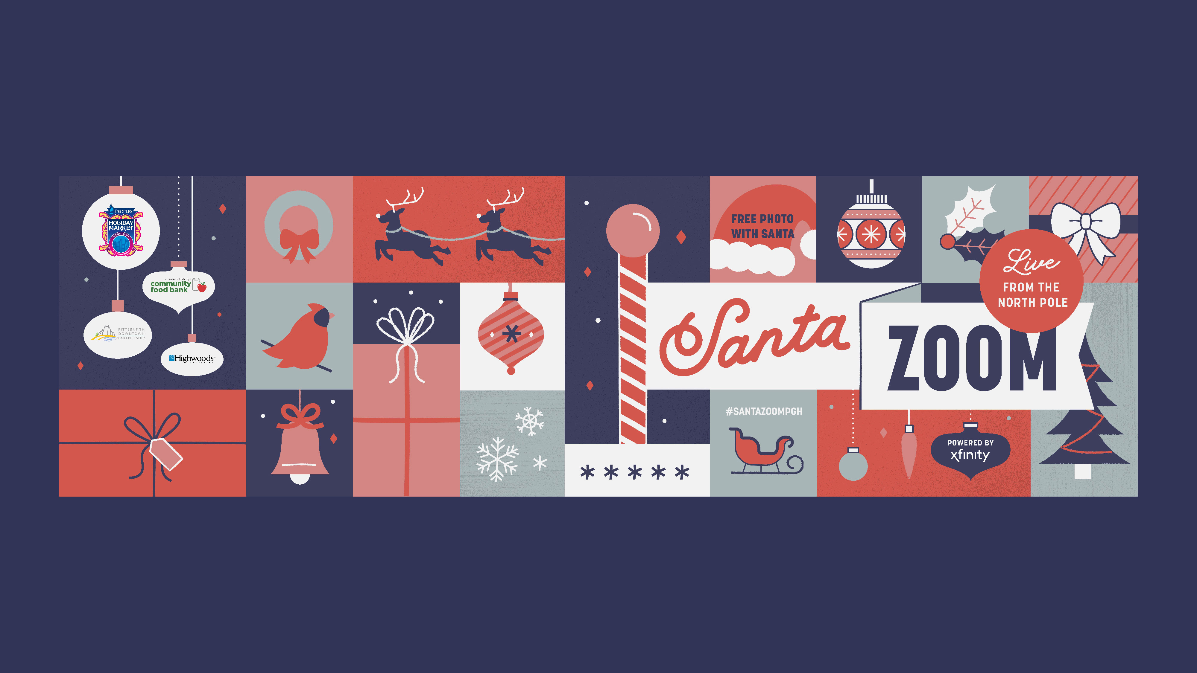 PDP Santa Zoom experience detail view of custom illustrations