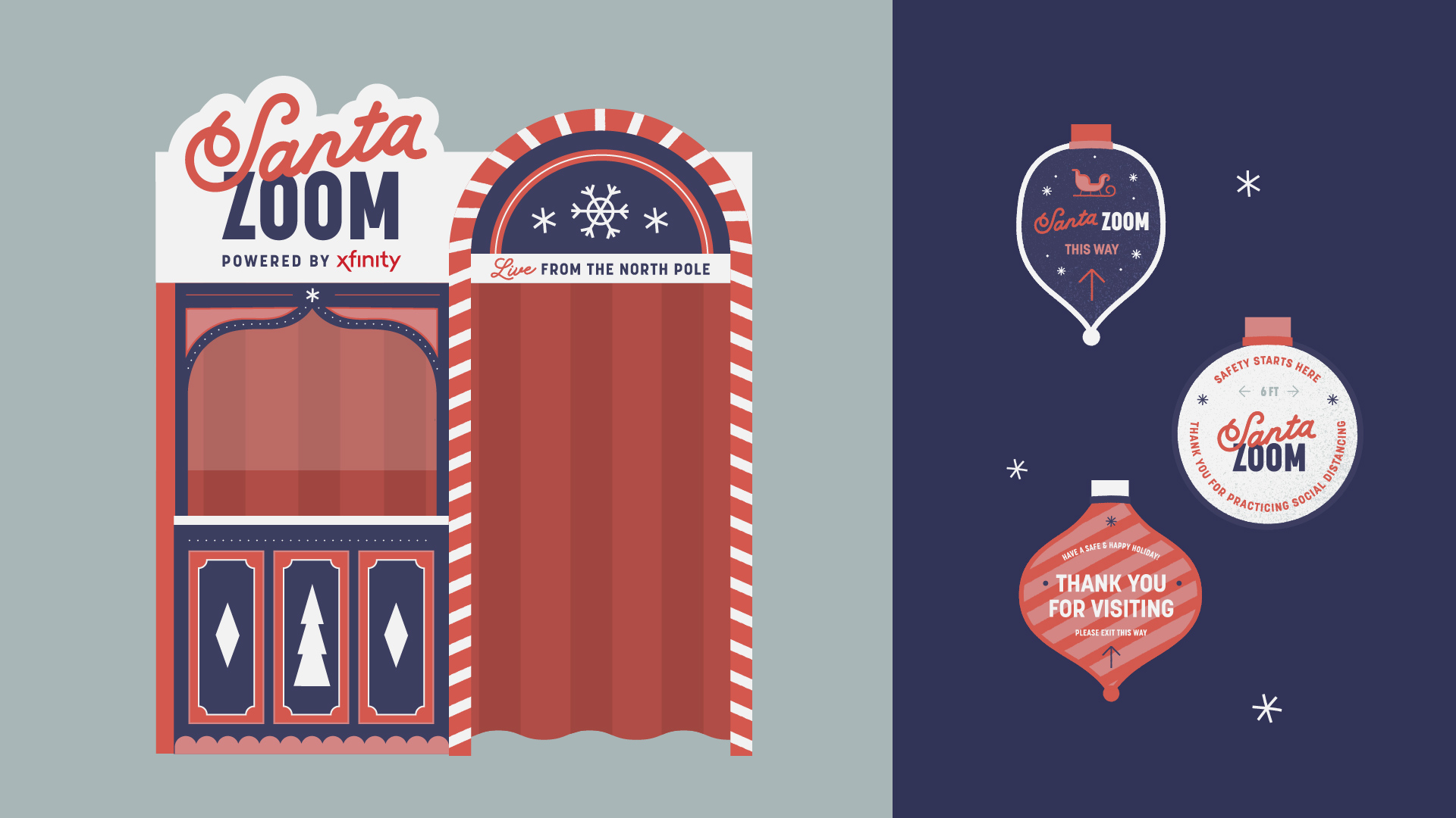 PDP Santa Zoom experience detail views of illustrations