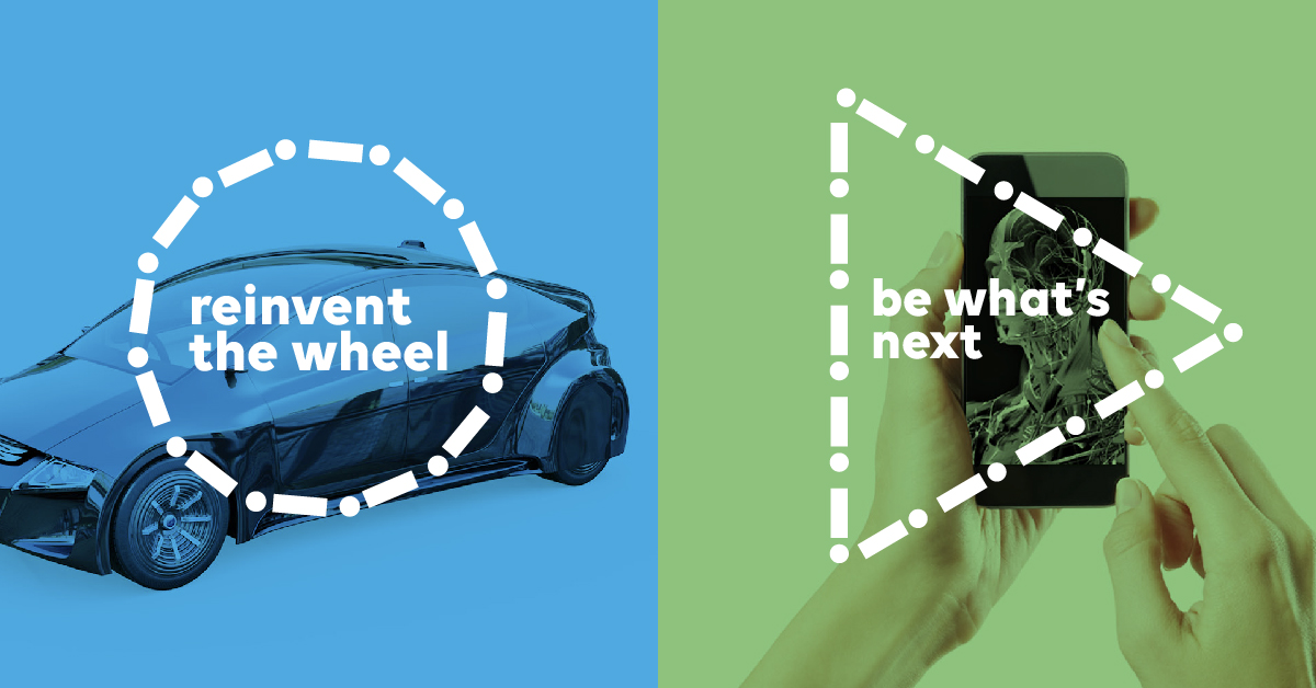 Sample ad layouts leveraging CMU iii's "i".