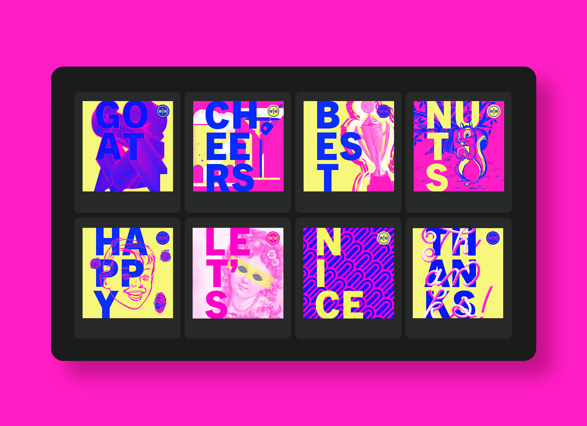 Occasional Playlists set of 8 graphics