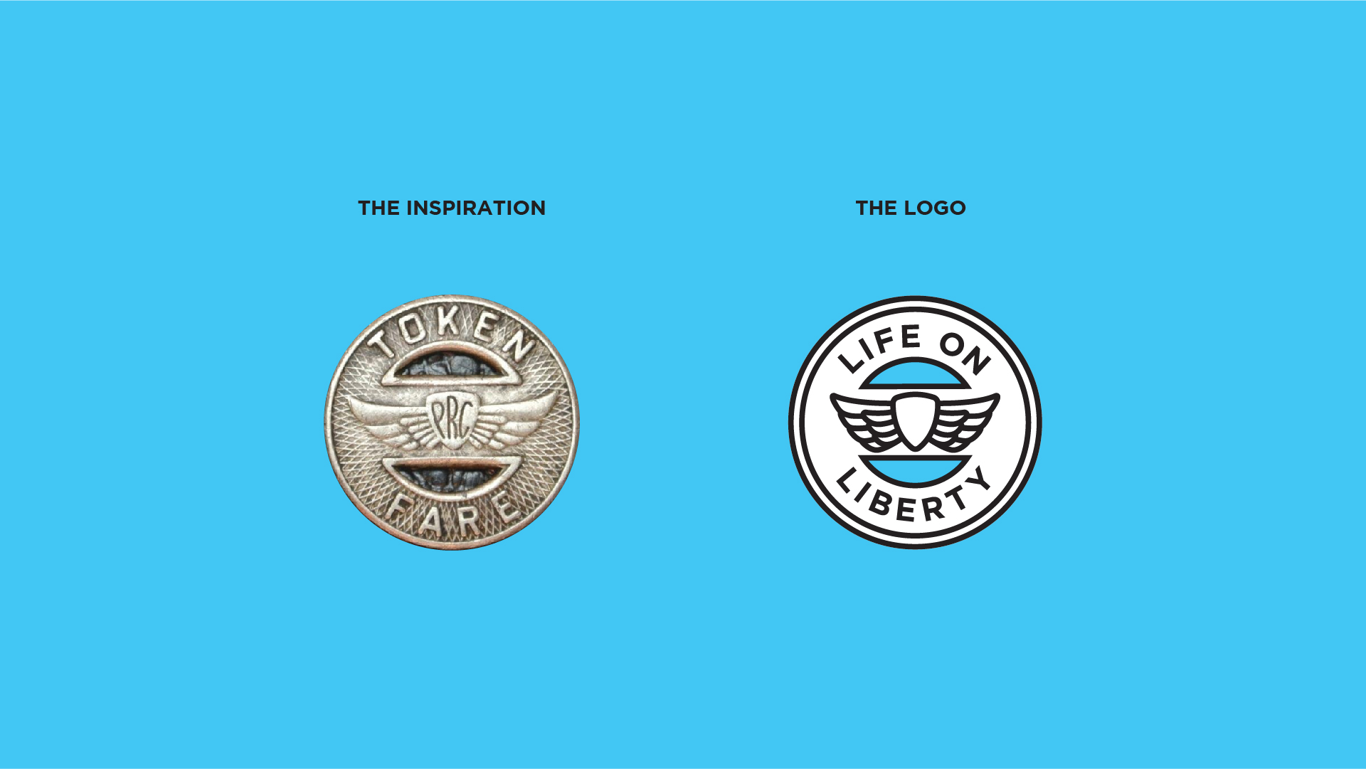 PDP Envision Downtown, Life on Liberty logo inspiration