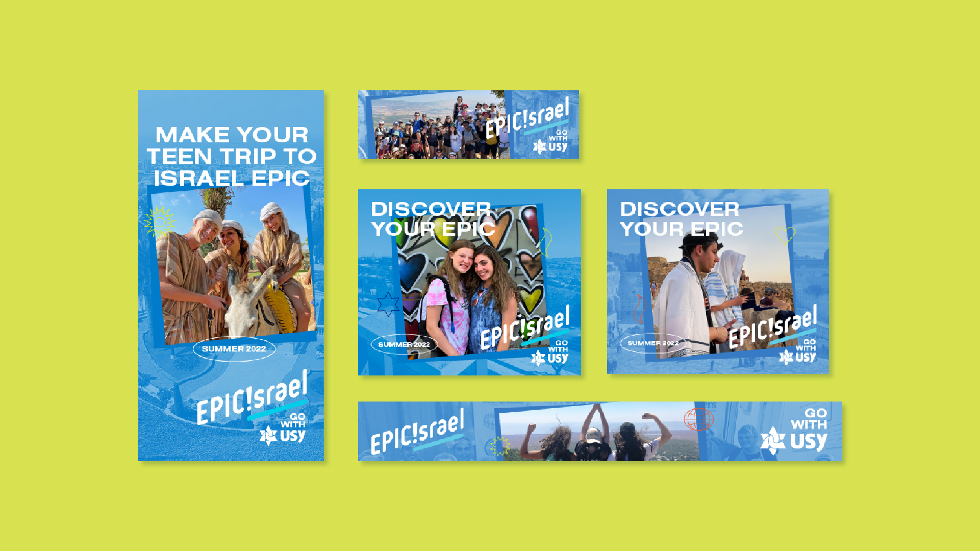 USY EPIC Israel campaign digital ads
