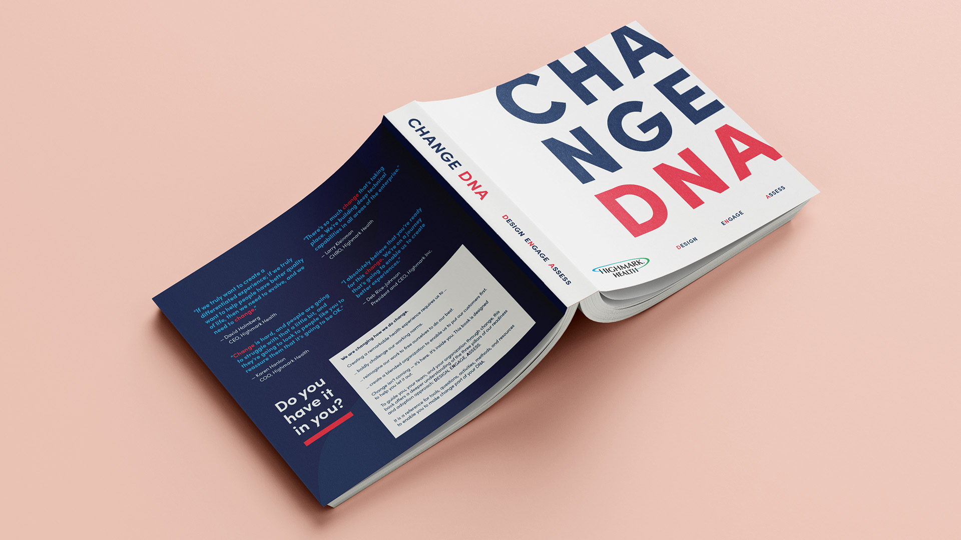 Highmark Health Change DNA publication back cover