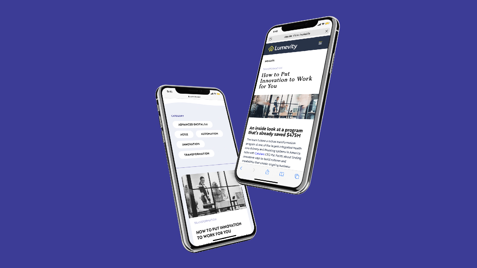 Lumevity website mobile screens