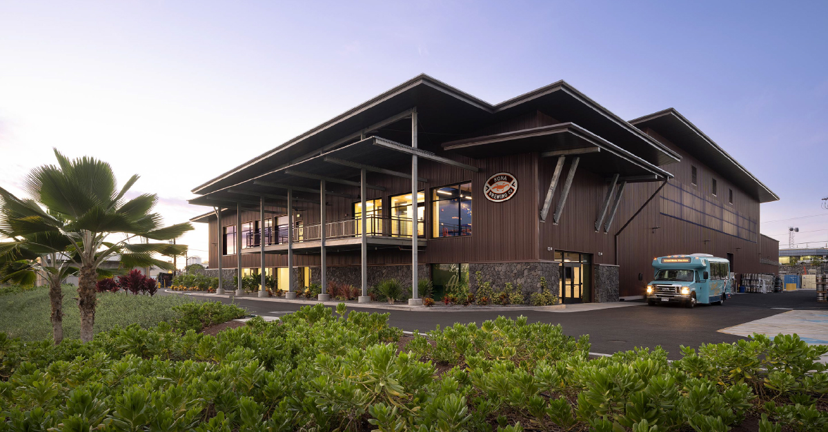 The new Kona Brewing facility and visitors center