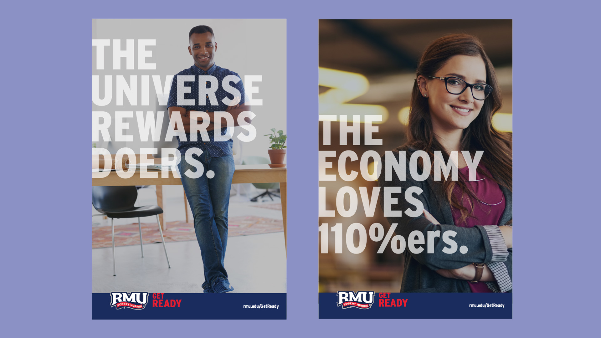 Robert Morris University Get Ready campaign print advertisement