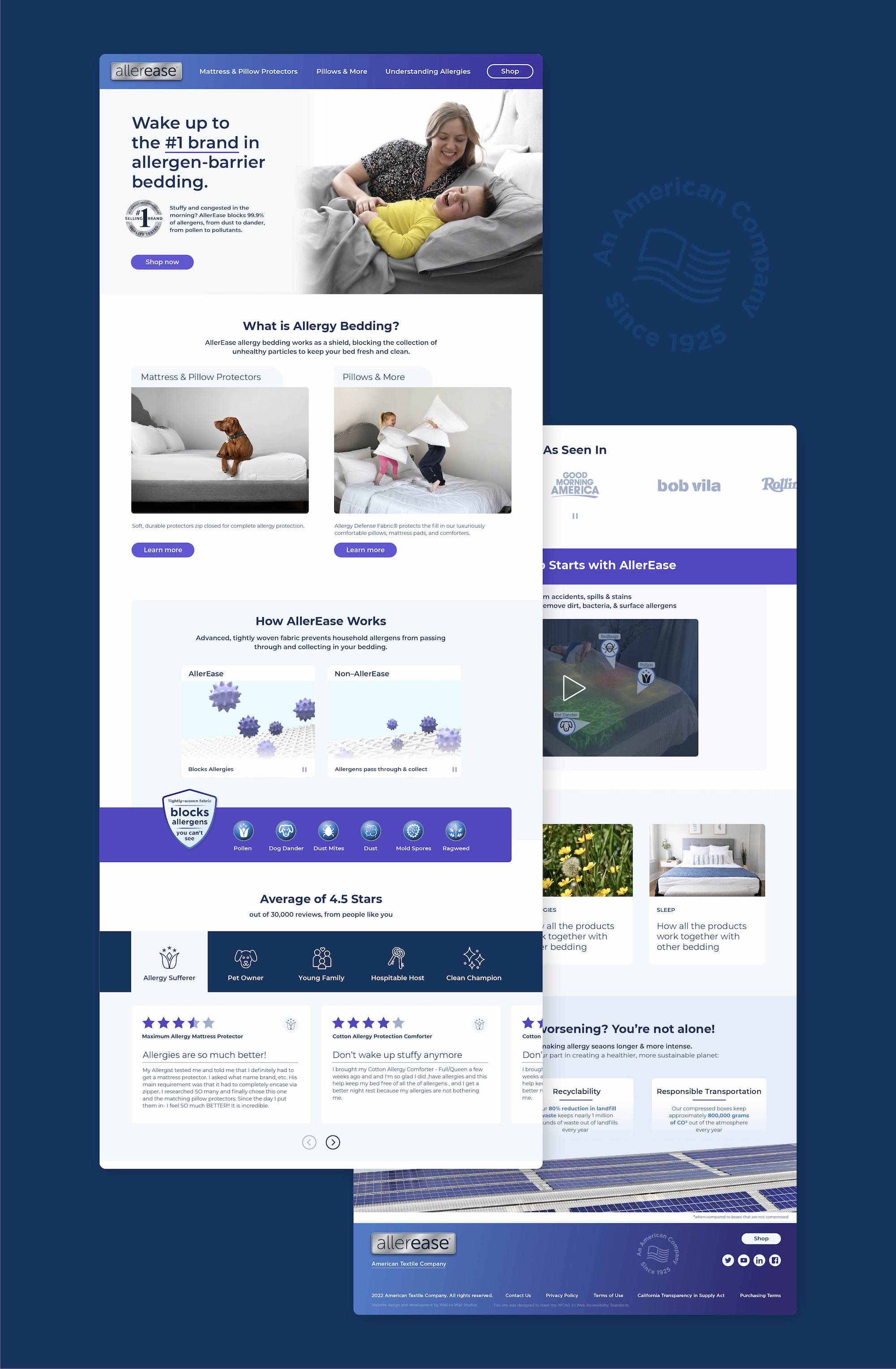 AllerEase website