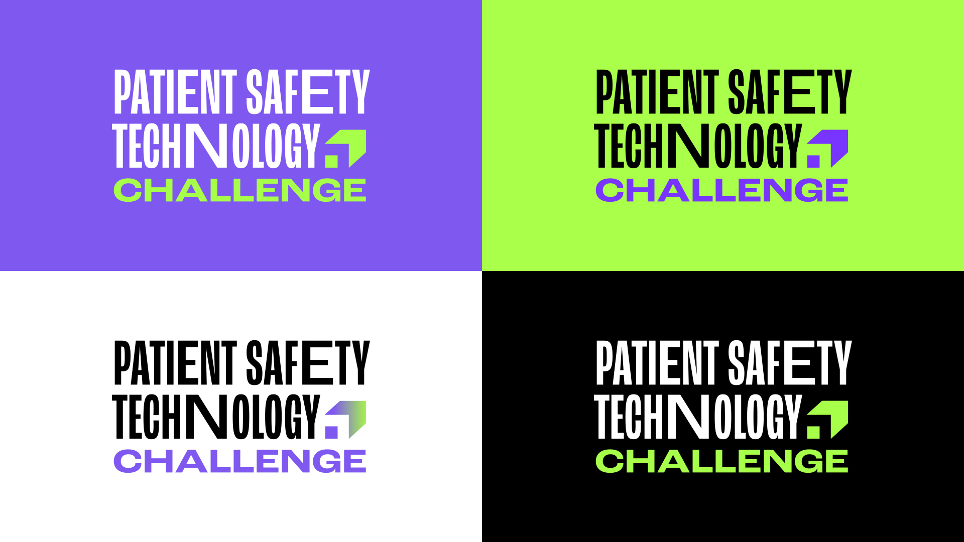 JHF Patient Safety Technology Challenge logo color variations