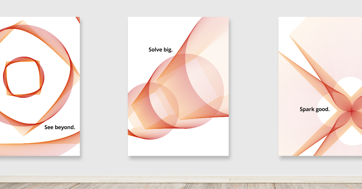 S3D branded posters with key messaging