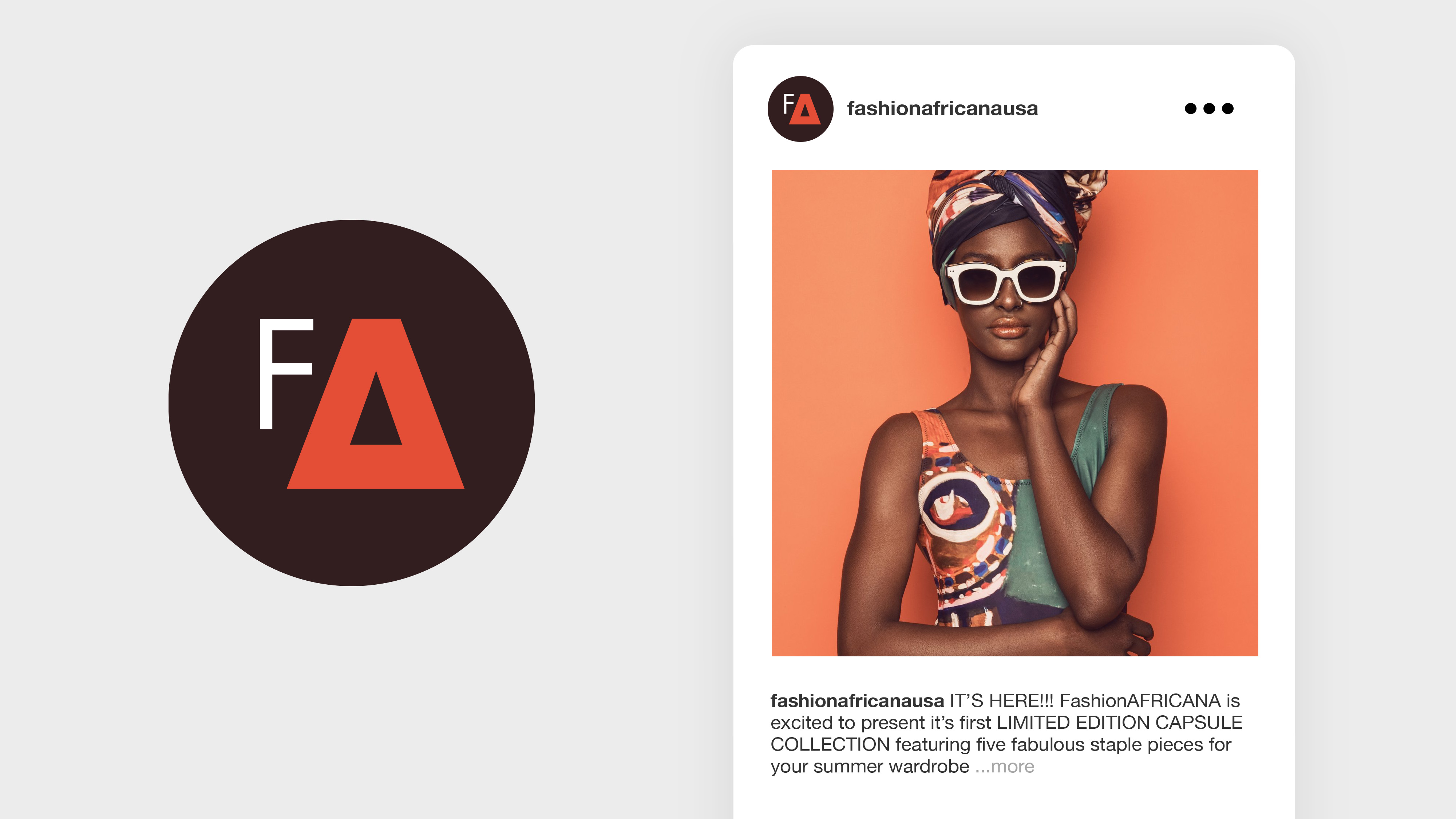 FashionAFRICANA social media mockup