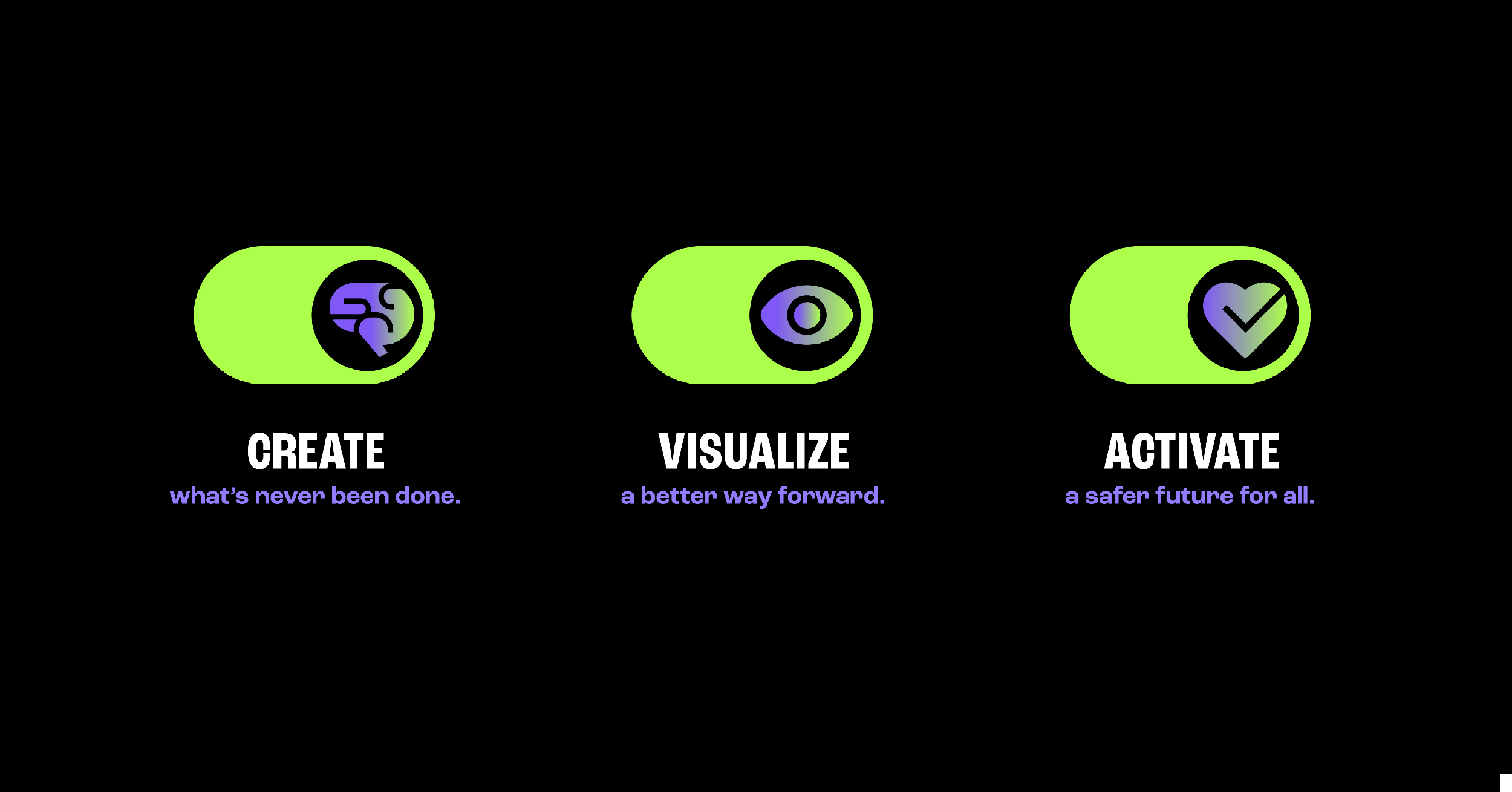 A set of custom toggles were created for the system, each with supporting narrative.