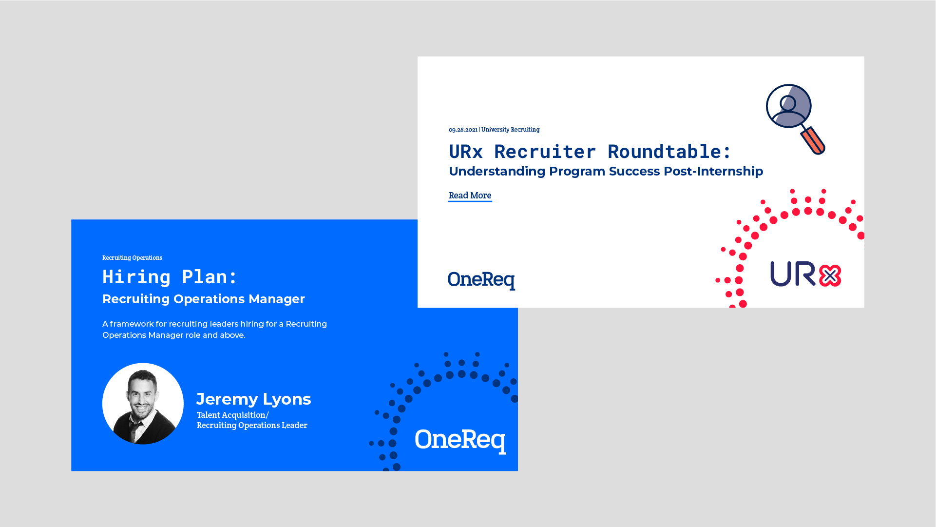OneReq sample layout with sub brand URx