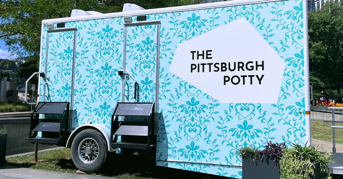 Photo of branded Pittsburgh Potty Public Restroom PDP