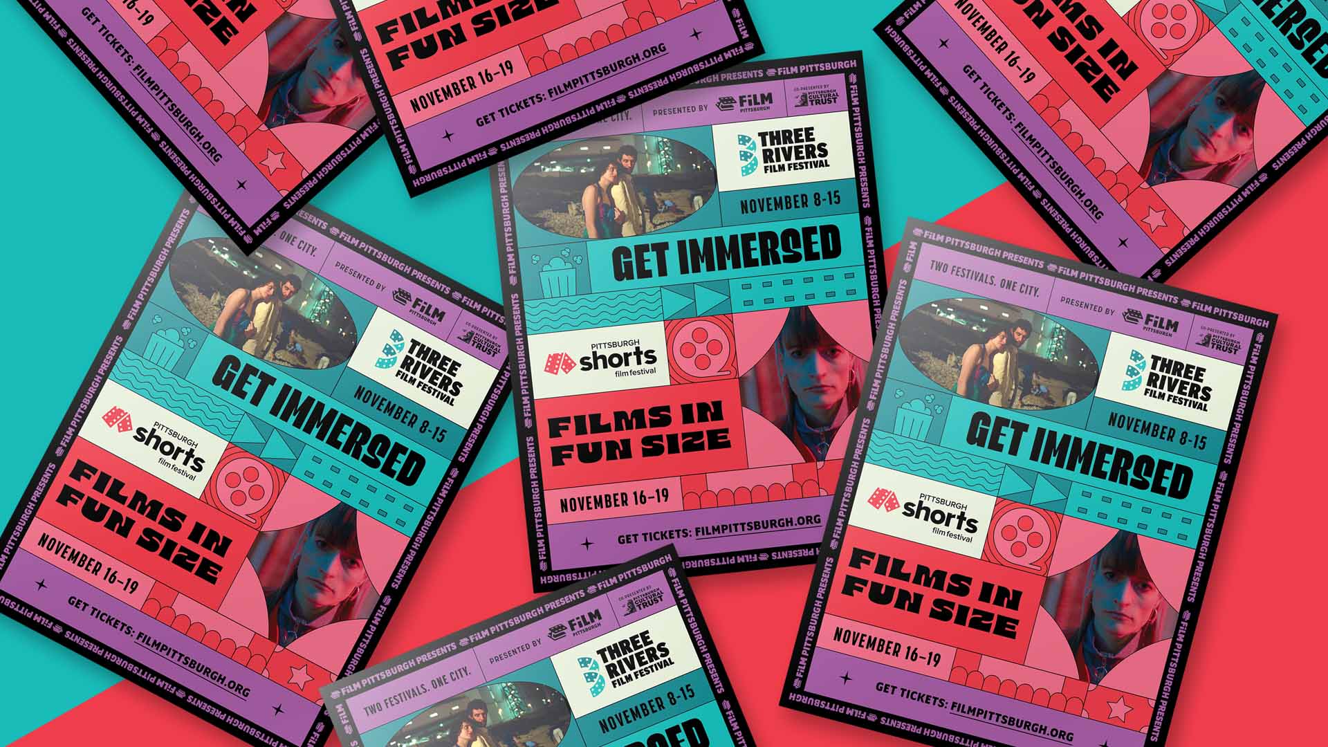 Three Rivers Film Festival and Pittsburgh Shorts branded collateral